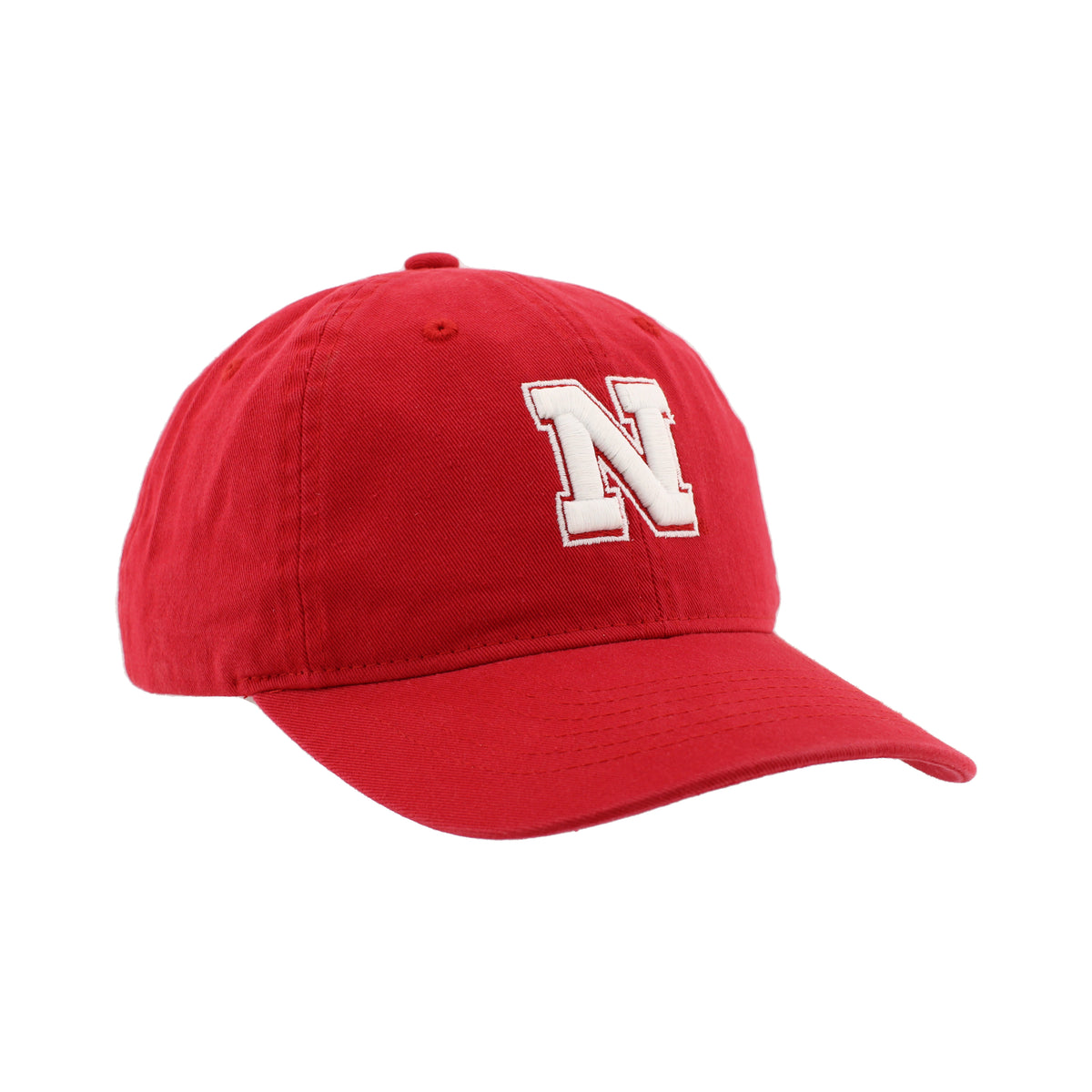 Classic Red Hat, Curved Bill, Strapback - Nebraska Cornhuskers