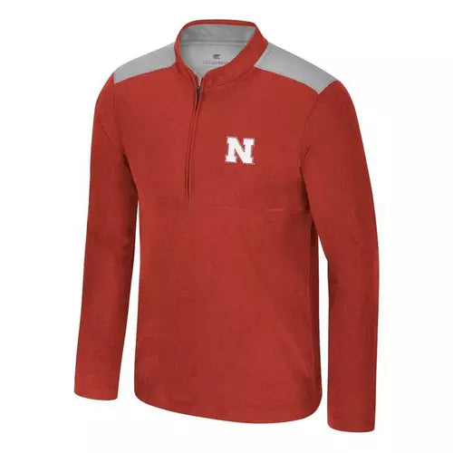 Colosseum Nebraska Cornhuskers Mac Long Sleeve 1/4 Zip