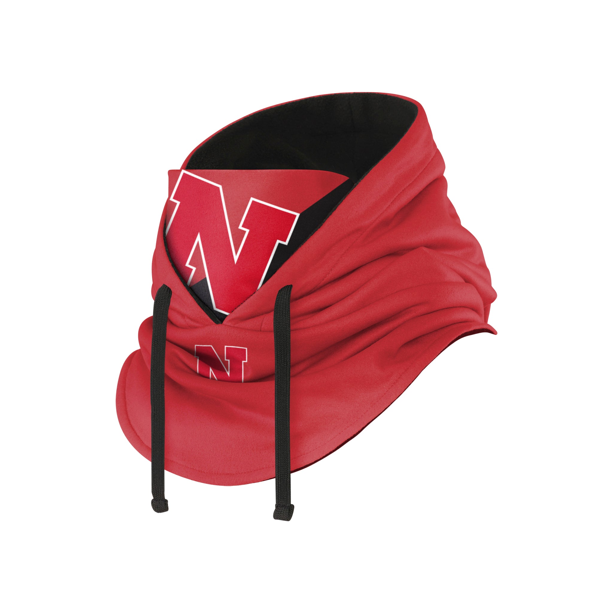 Nebraska Cornhuskers Drawstring Hooded Gaiter