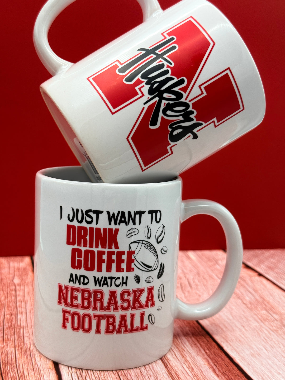 Vintage Huskers Logo Mug