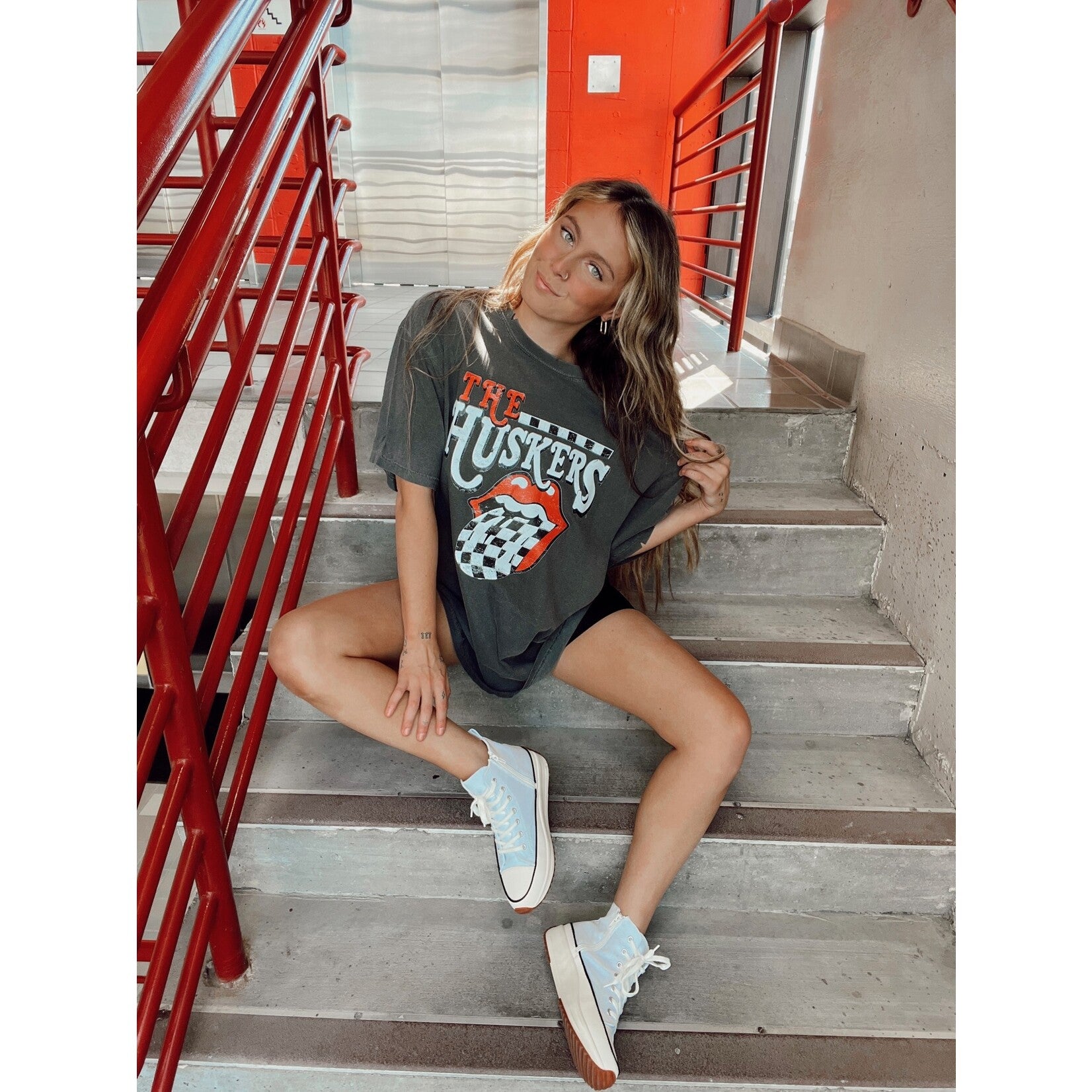 Rolling Stones Tee - Nebraska Cornhuskers