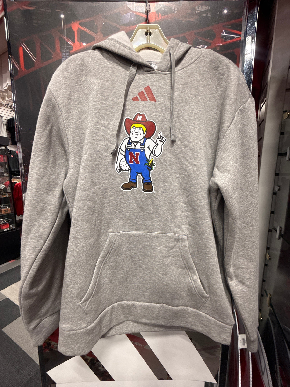 ADIDAS HERBIE VOLLEYBALL HOODIE IN GREY