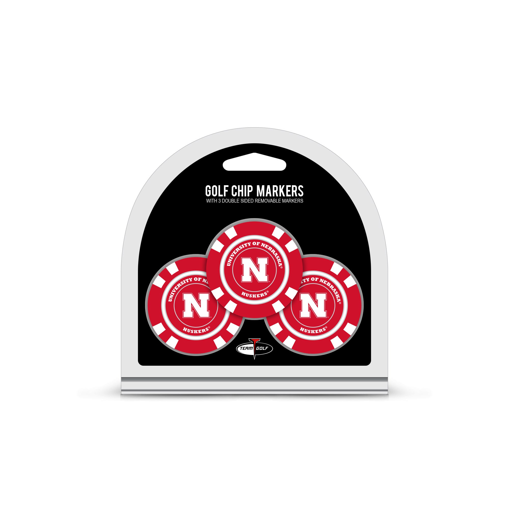 3 Pack Golf Chip - Nebraska Cornhuskers