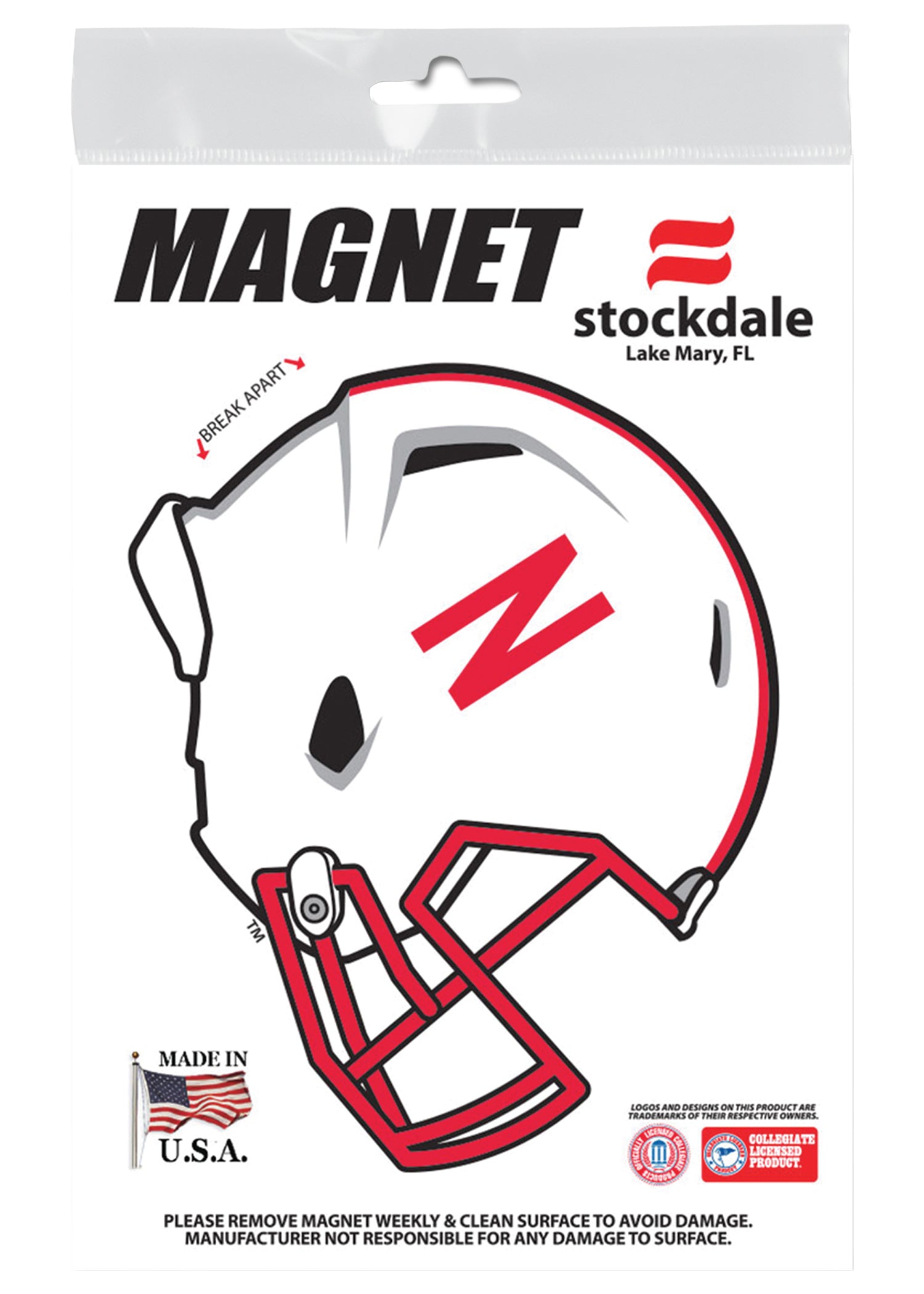 3x5 Helmet Magnet