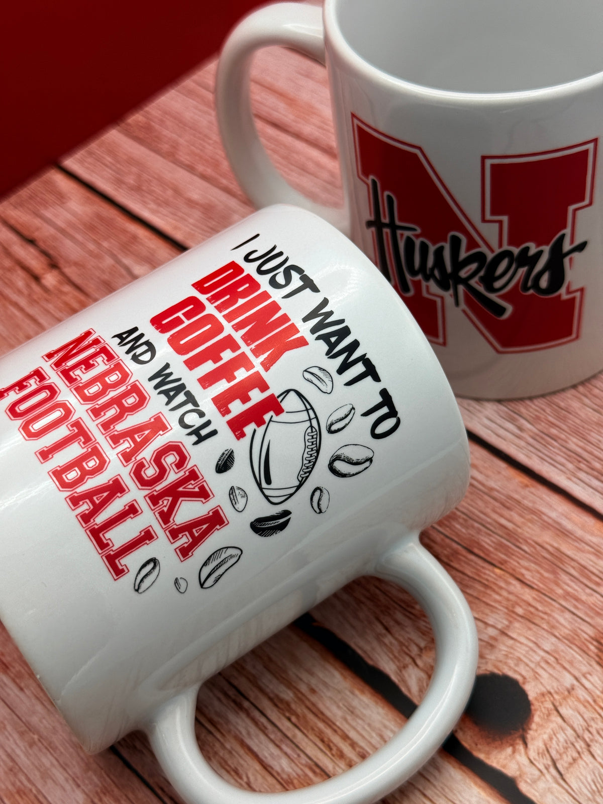 Vintage Huskers Logo Mug