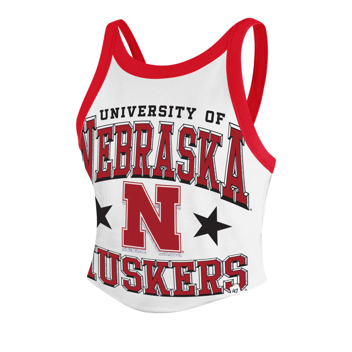 NEBRASKA CORNHUSKERS ENERGIZE '47 SPORTY TANK WOMENS