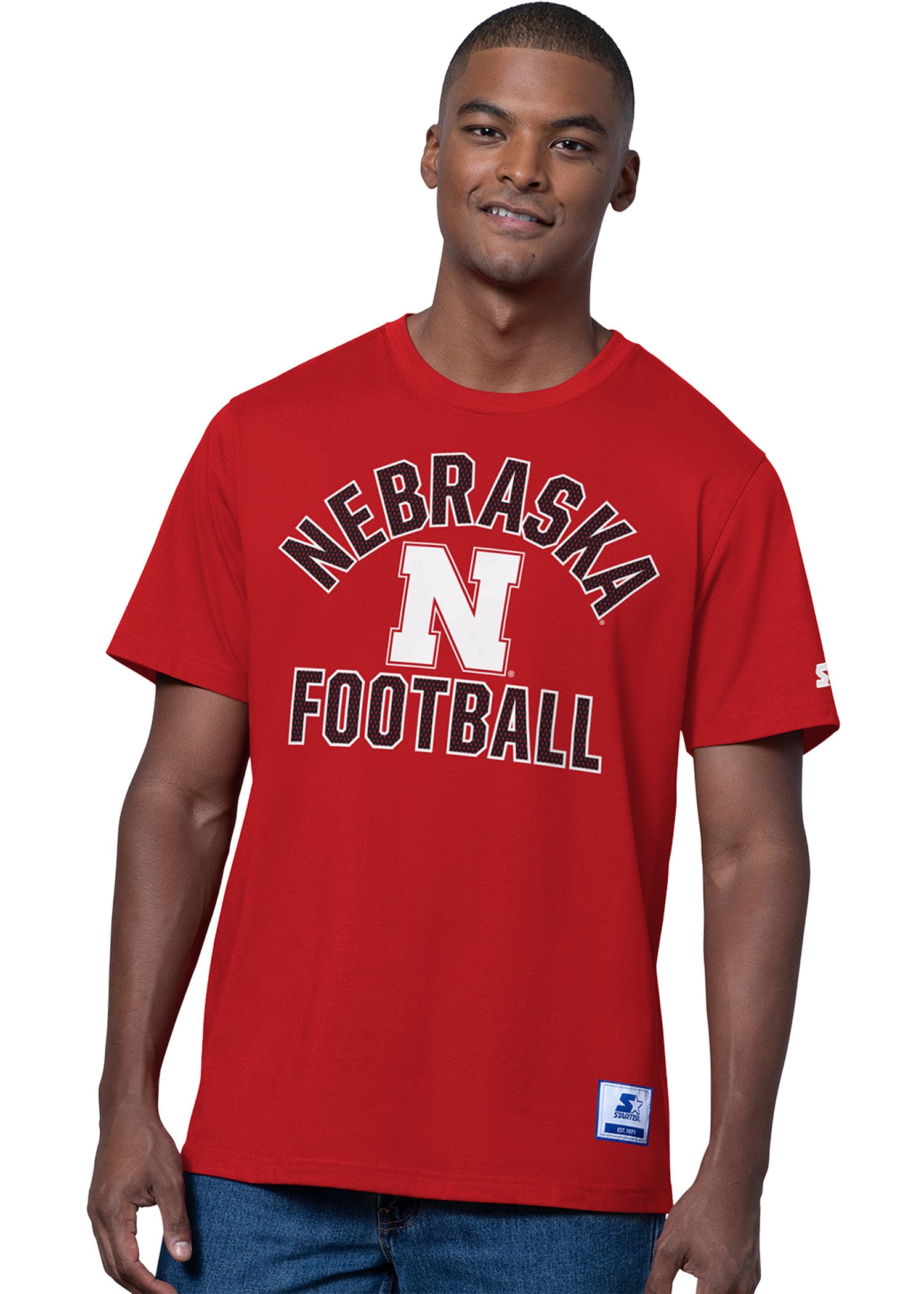 Red Football Arch Tee