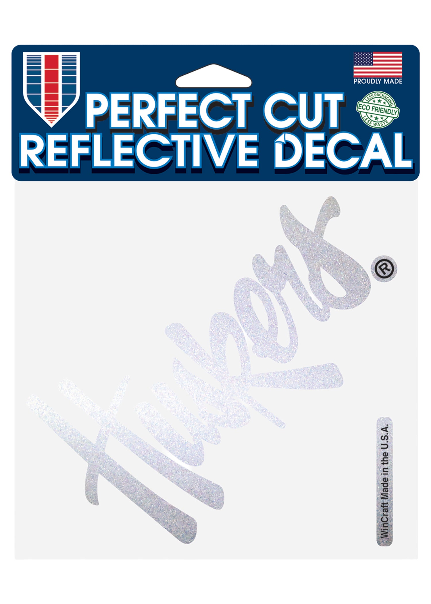 6x6 Perfect Cut Decal Reflective Huskers Nebraska Cornhuskers