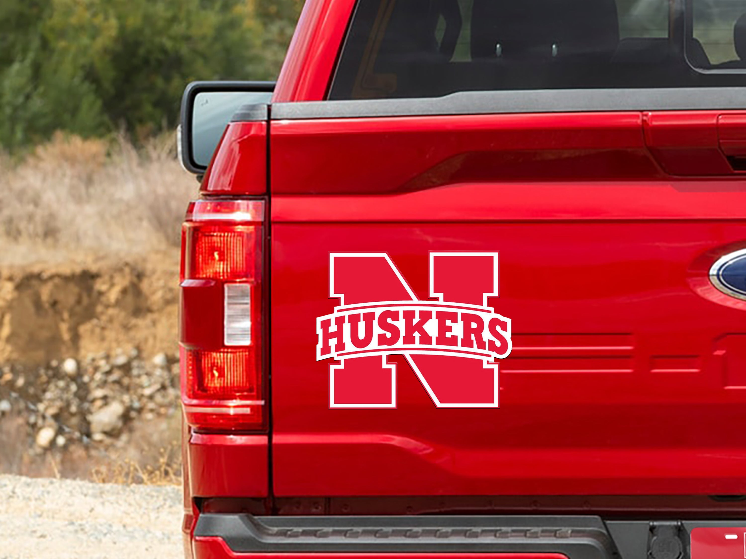 9in Iron N Logo Auto Magnet