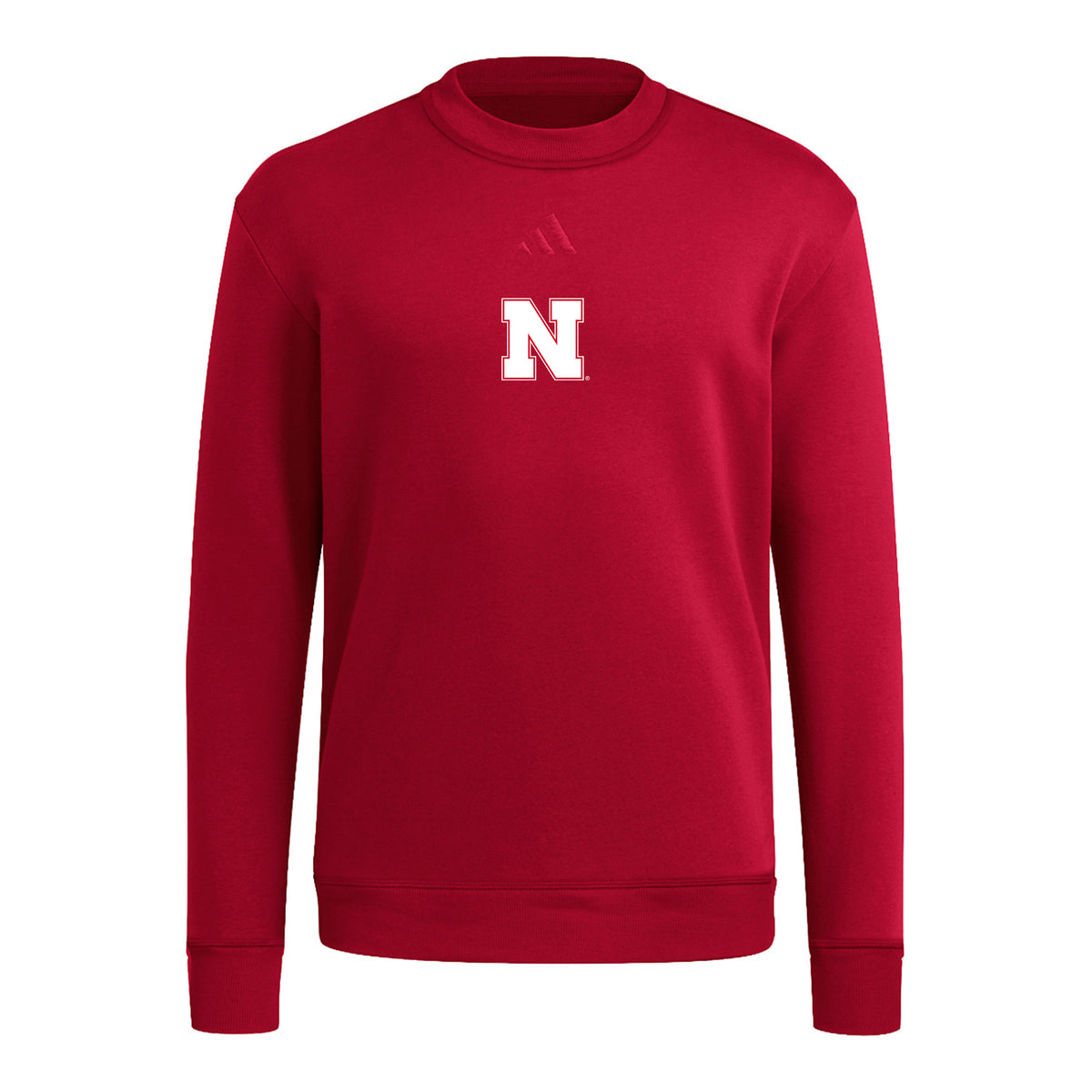 Adidas Iron N Ultimate365 Cozy Crew in Red - Nebraska Cornhuskers