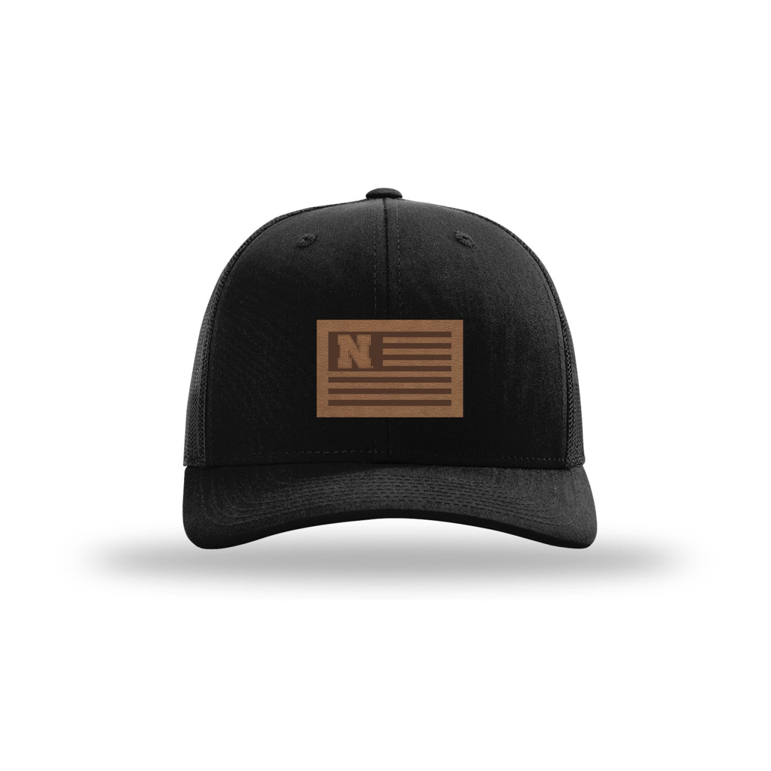 Alma Americana Collection 112 Black Freedom Flag Patch Hat, Snapback, Curved Bill - Nebraska Cornhuskers