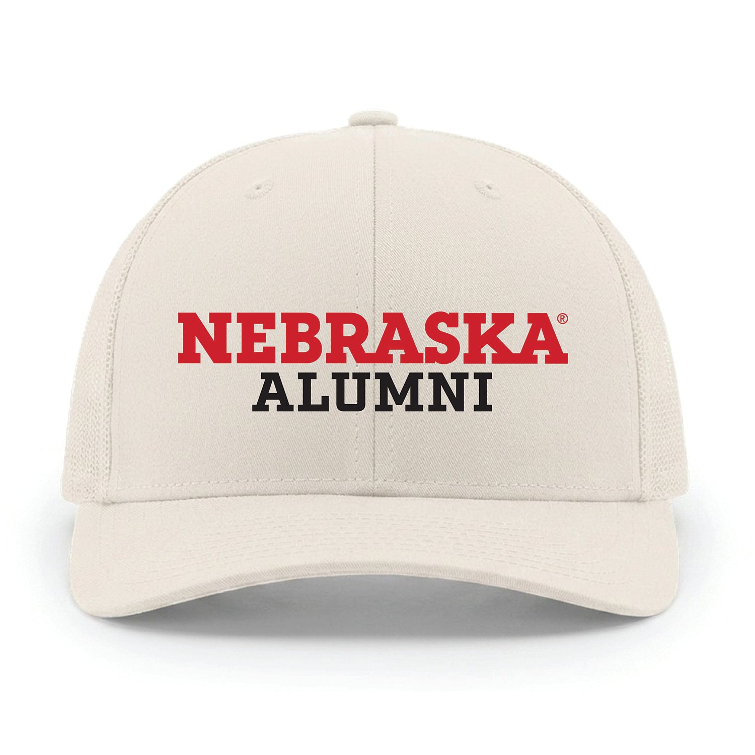 Alumni Trucker Hat, Snapback, Curved Bill - Nebraska Cornhuskers