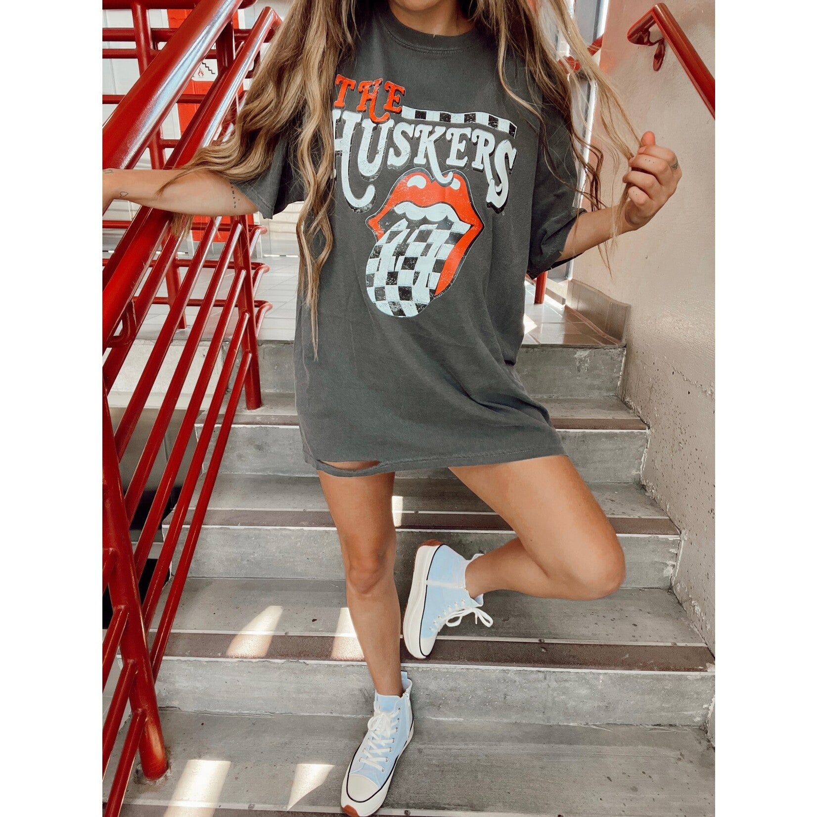 Rolling Stones Tee - Nebraska Cornhuskers