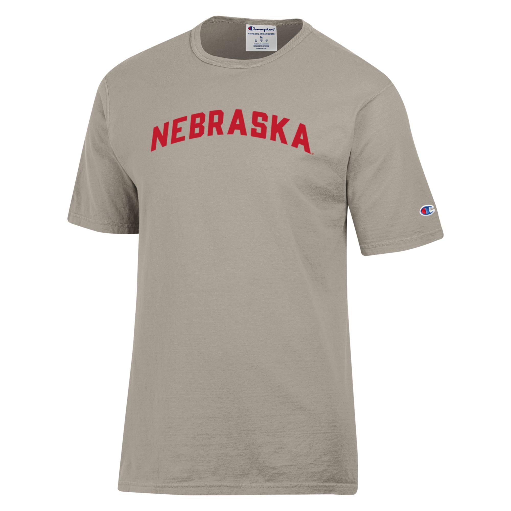Beige Nebraska Tee - Nebraska Cornhuskers