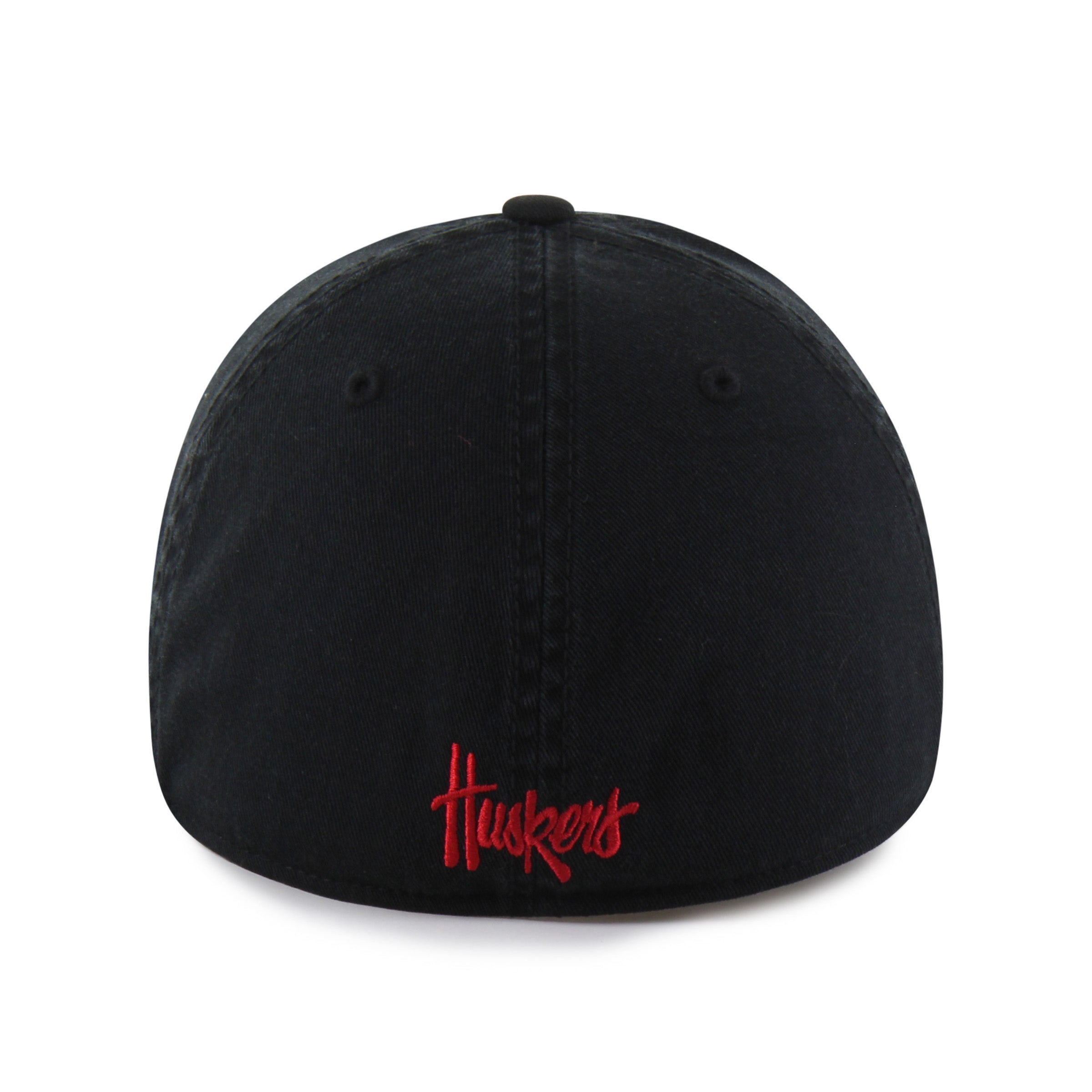 Black Classic '47 Franchise Hat, Curved Bill, Fitted - Nebraska Cornhuskers