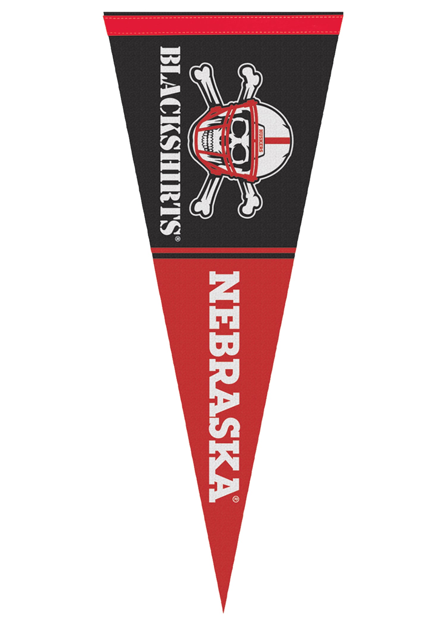Blackshirts 30in Felt Pennant Banner - Nebraska Cornhuskers
