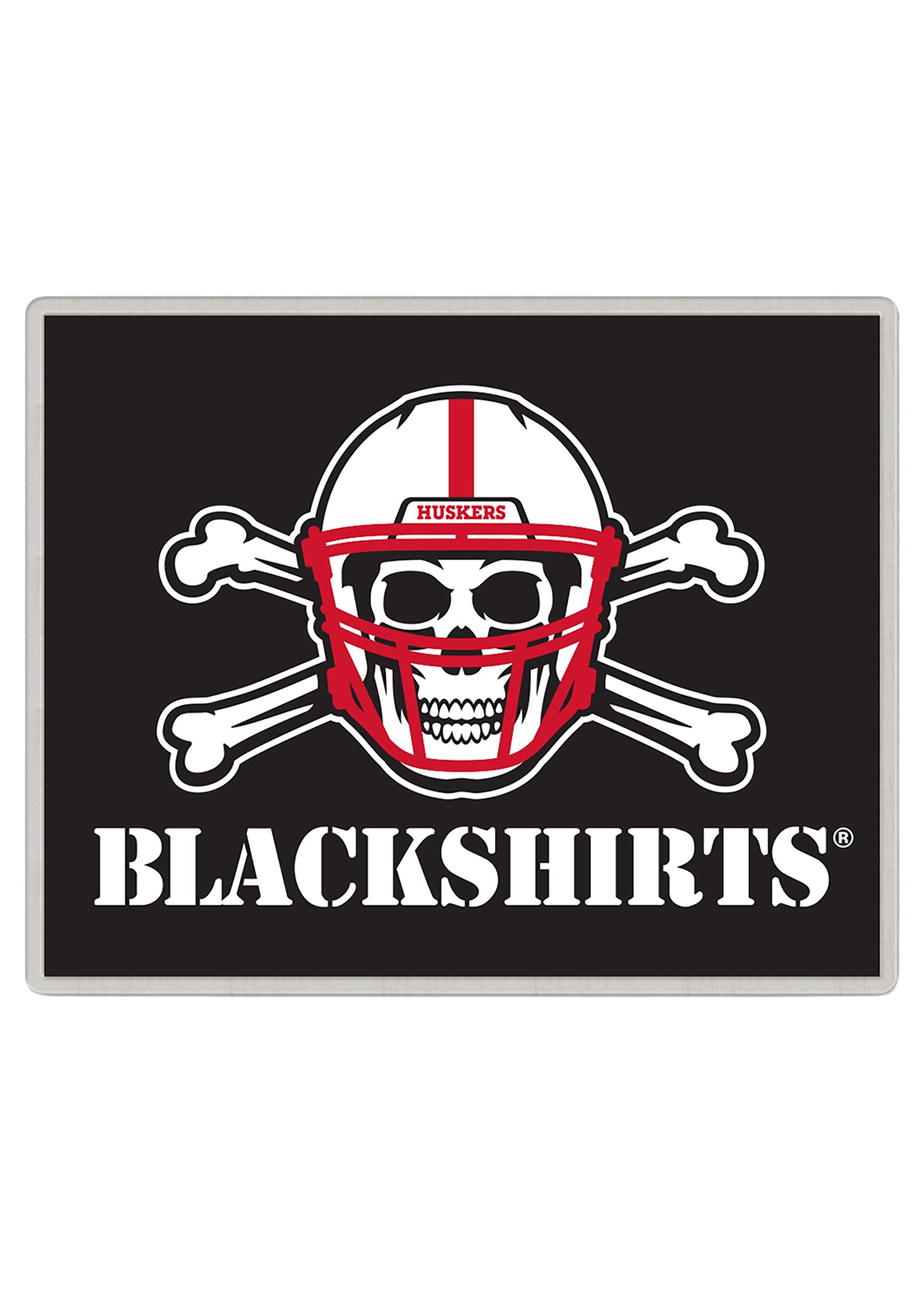 Blackshirts Rectangular Pin - Nebraska Cornhuskers
