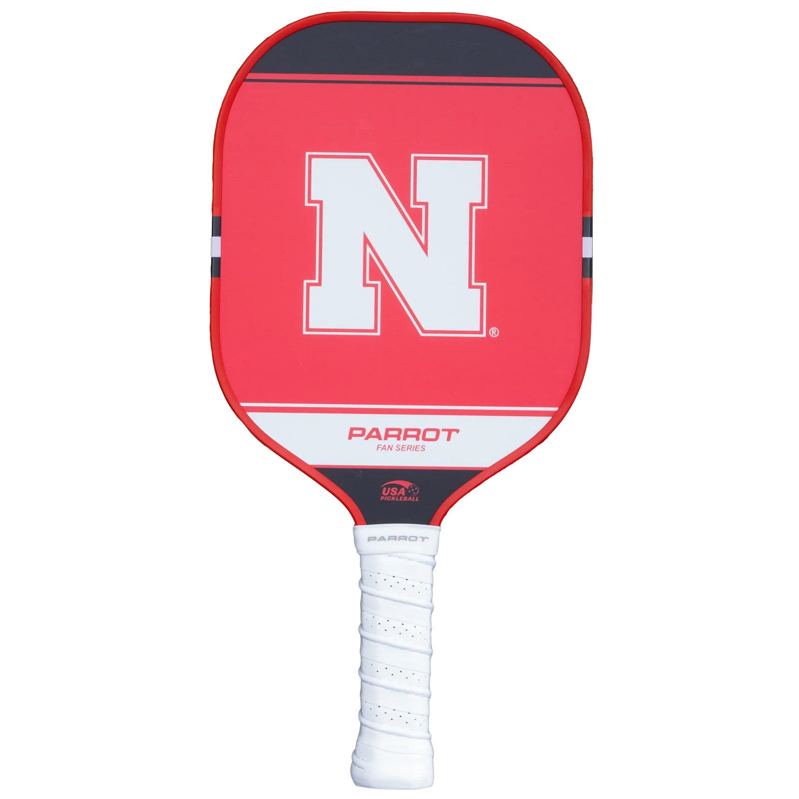 Block N and Nebraska Red Pickleball Paddle - Nebraska Cornhuskers