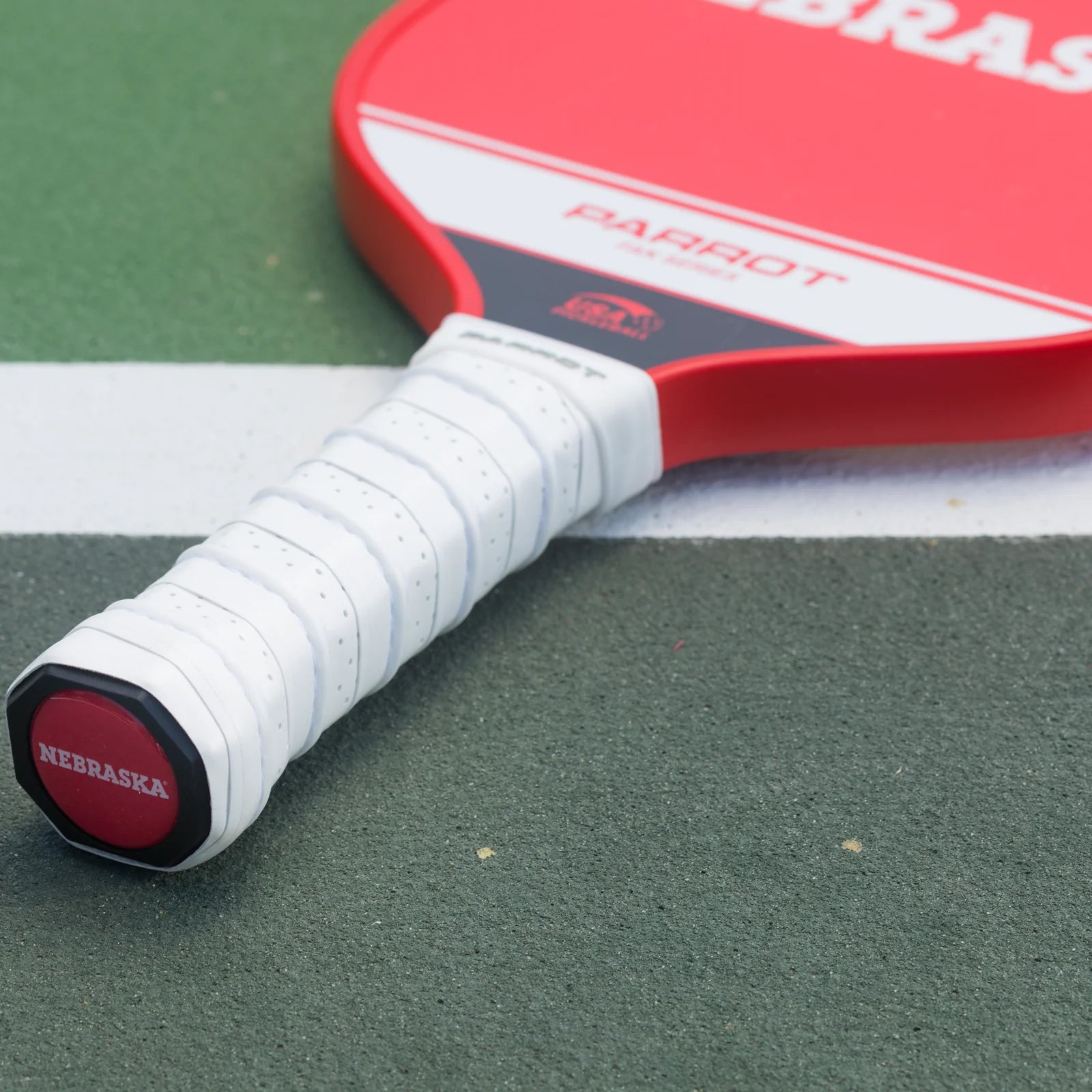 Block N and Nebraska Red Pickleball Paddle - Nebraska Cornhuskers