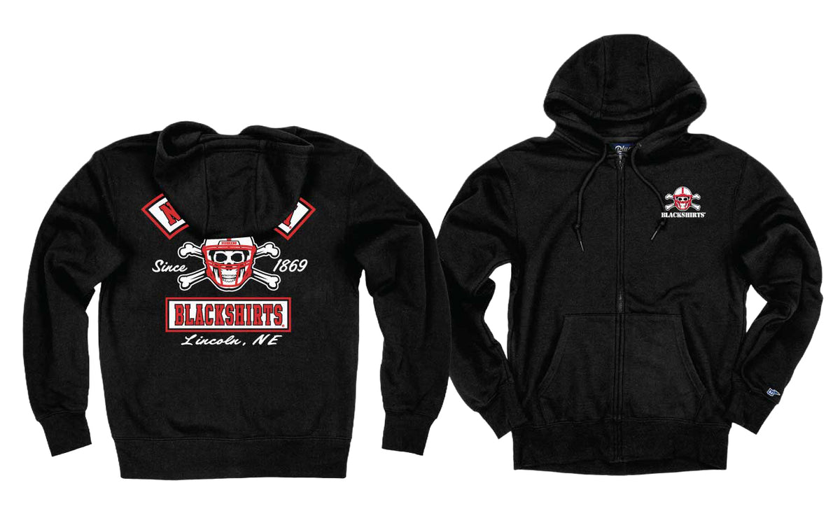 Blue 84 Blackshirts Full-Zip Hoodie - Nebraska Cornhuskers