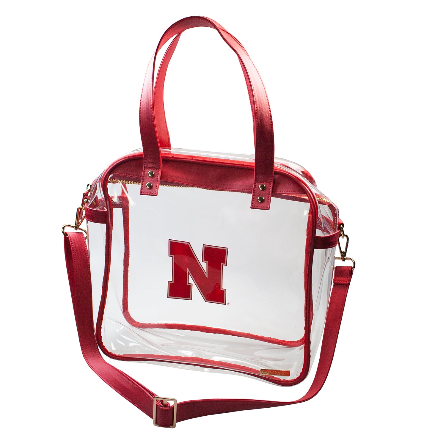 Carryall Tote Clear Purse - Nebraska Cornhuskers