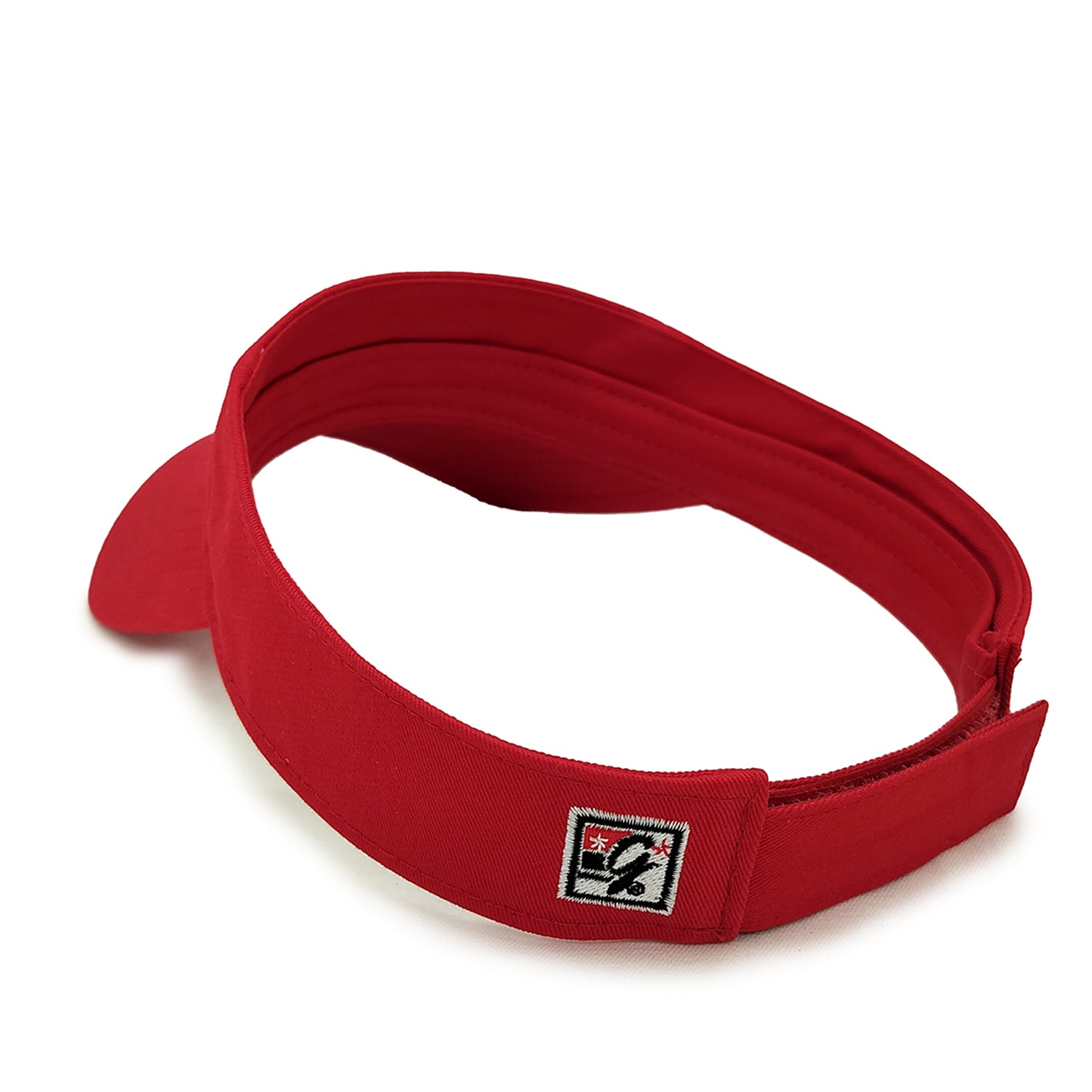 Classic Twill Adjustable Visor in Red - Nebraska Cornhuskers