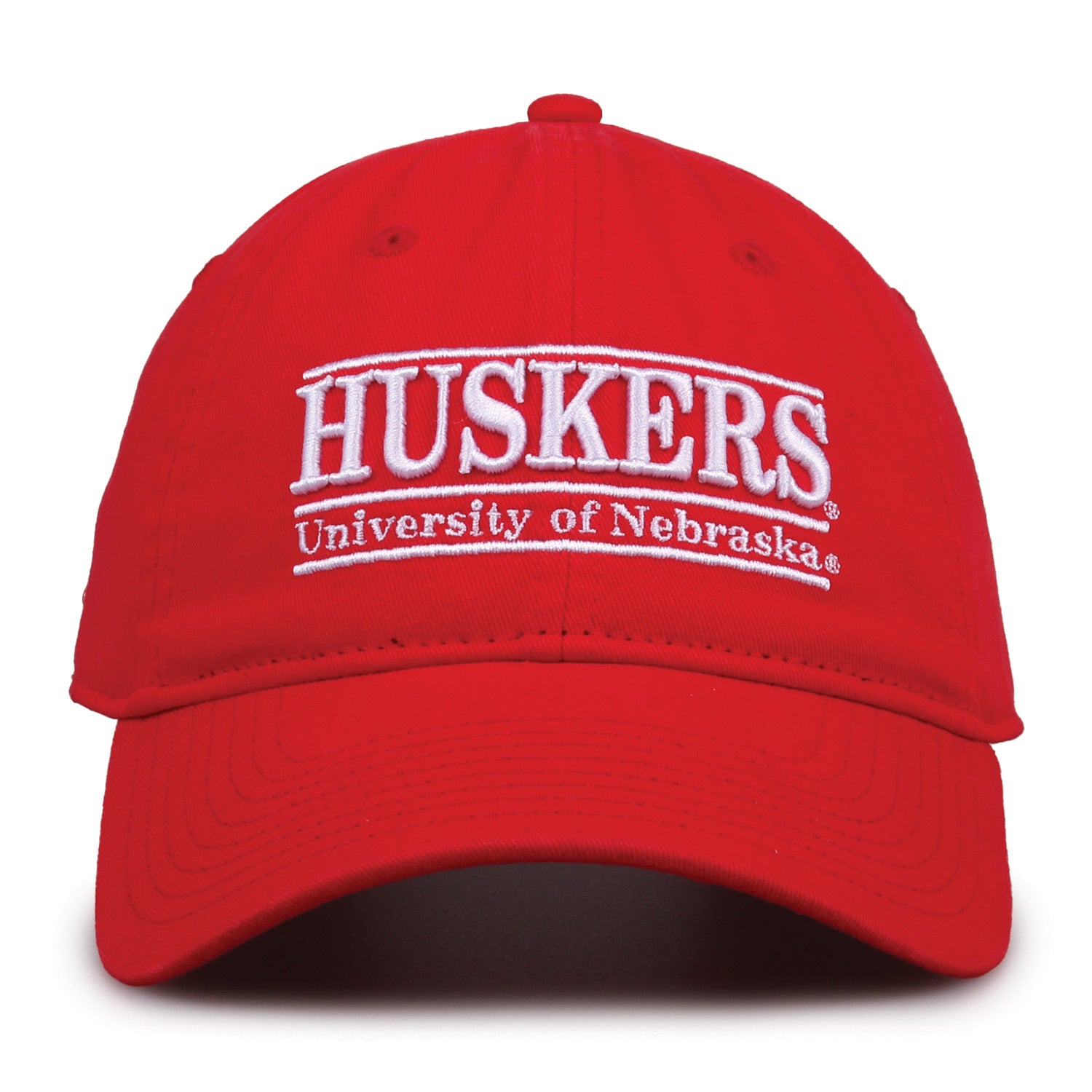 Classic Twill Relaxed in Red Hat, Curved Bill, Strapback - Nebraska Cornhuskers