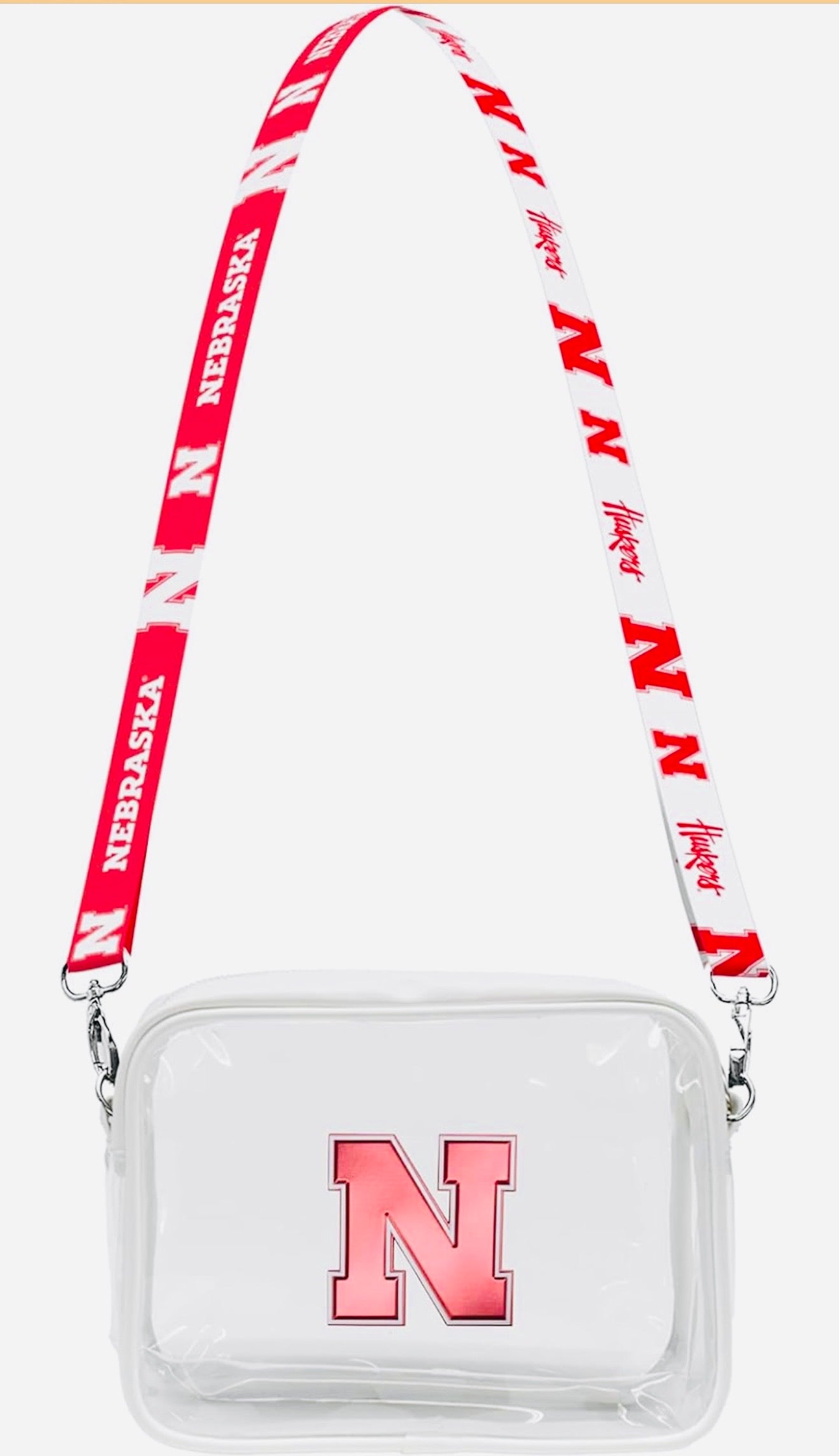Clear Fanny Fan Purse - Nebraska Cornhuskers
