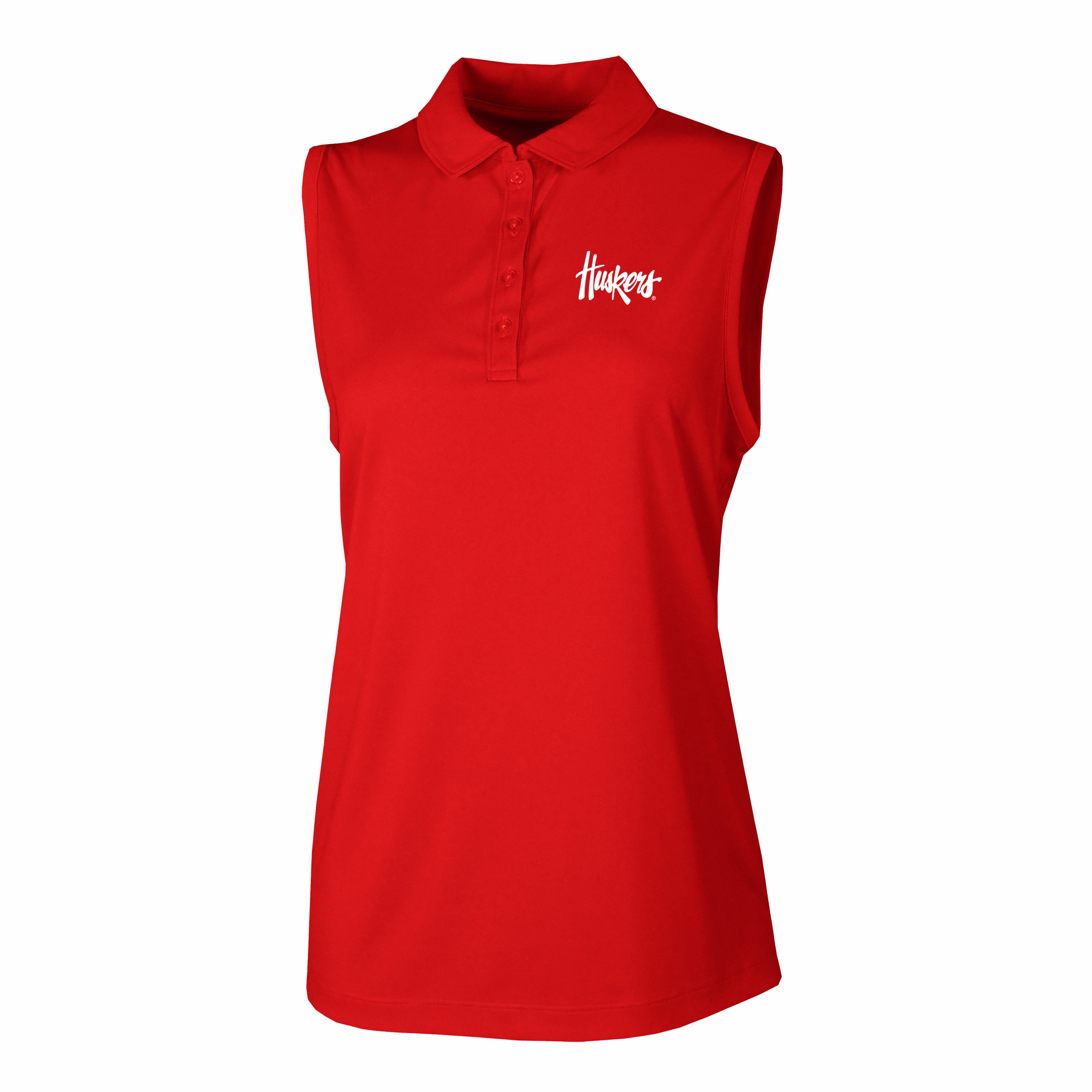 Columbia Women's Ace Flair Red Tank - Nebraska Cornhuskers