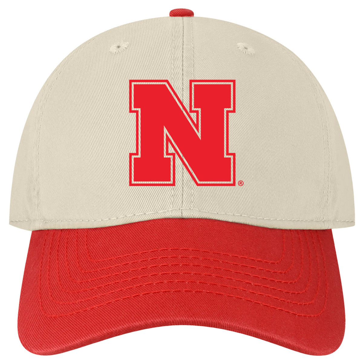 Cream and Red Cap - Nebraska Cornhuskers