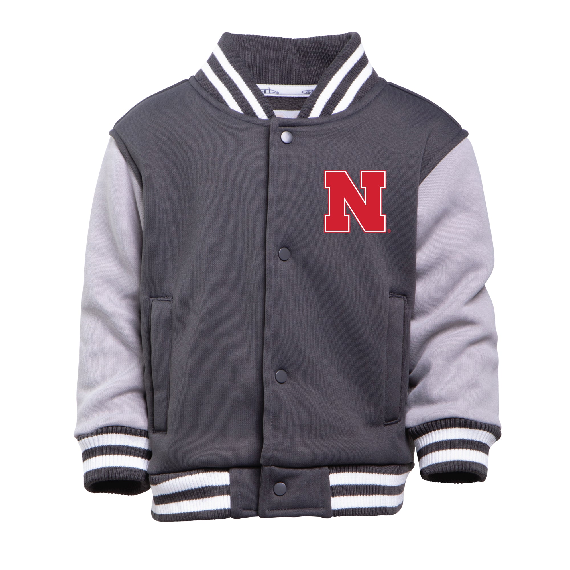 Future Alumni Letterman Toddler Jacket - Nebraska Cornhuskers
