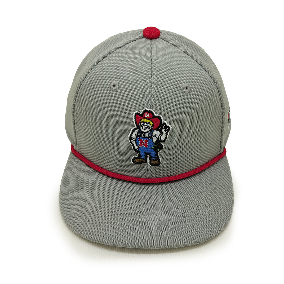 Herbie Rocks Hat, Pre-Curved Bill, Adjustable Velcro - Nebraska Cornhuskers