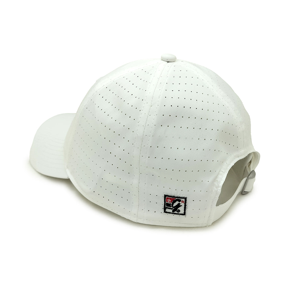 GameChanger Perforated Ladies White Hat, Curved Bill, Strapback - Nebraska Cornhuskers