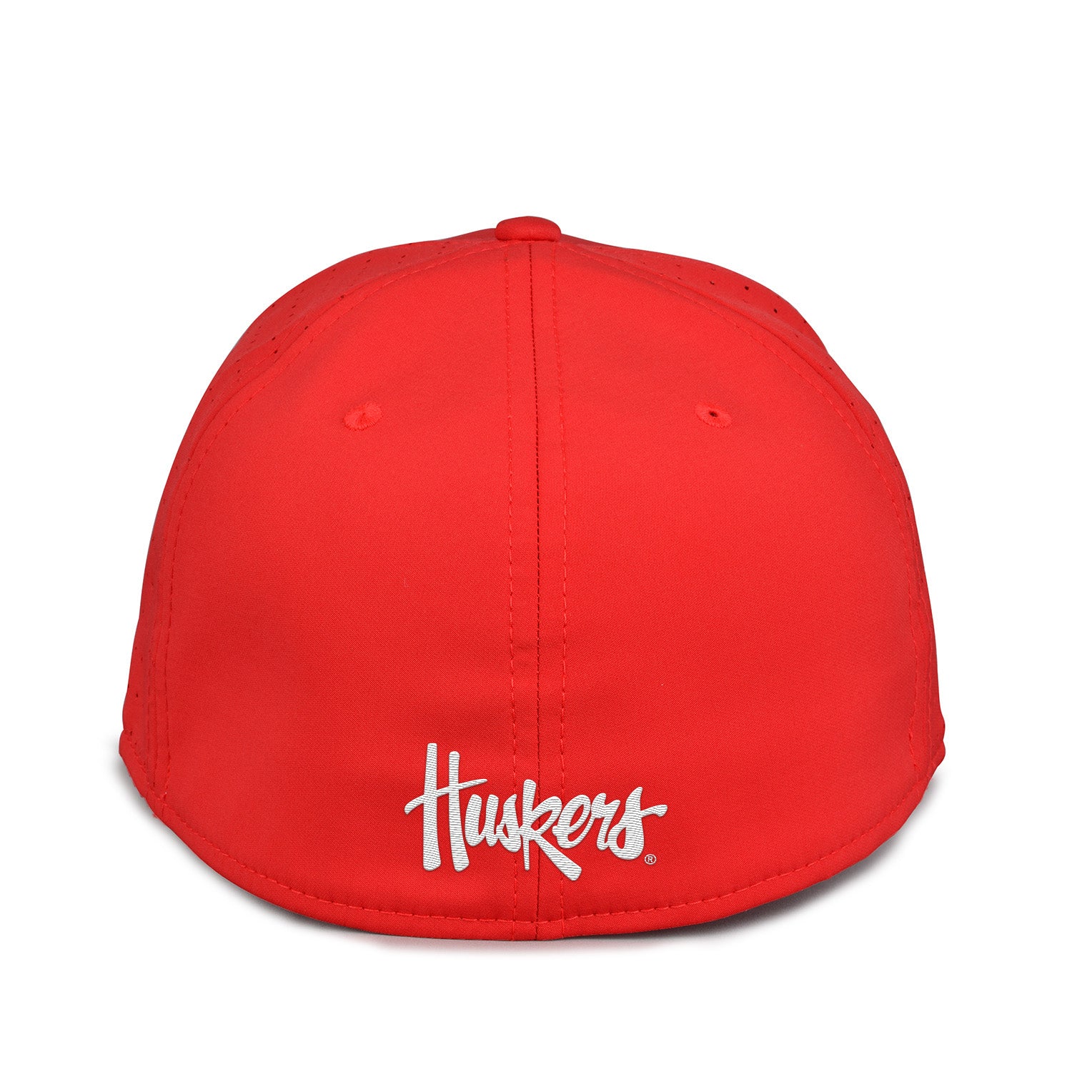 Gamechanger Pre-Curved in Red Stretch-Fit Hat, Curved Bill, Fitted - Nebraska Cornhuskers