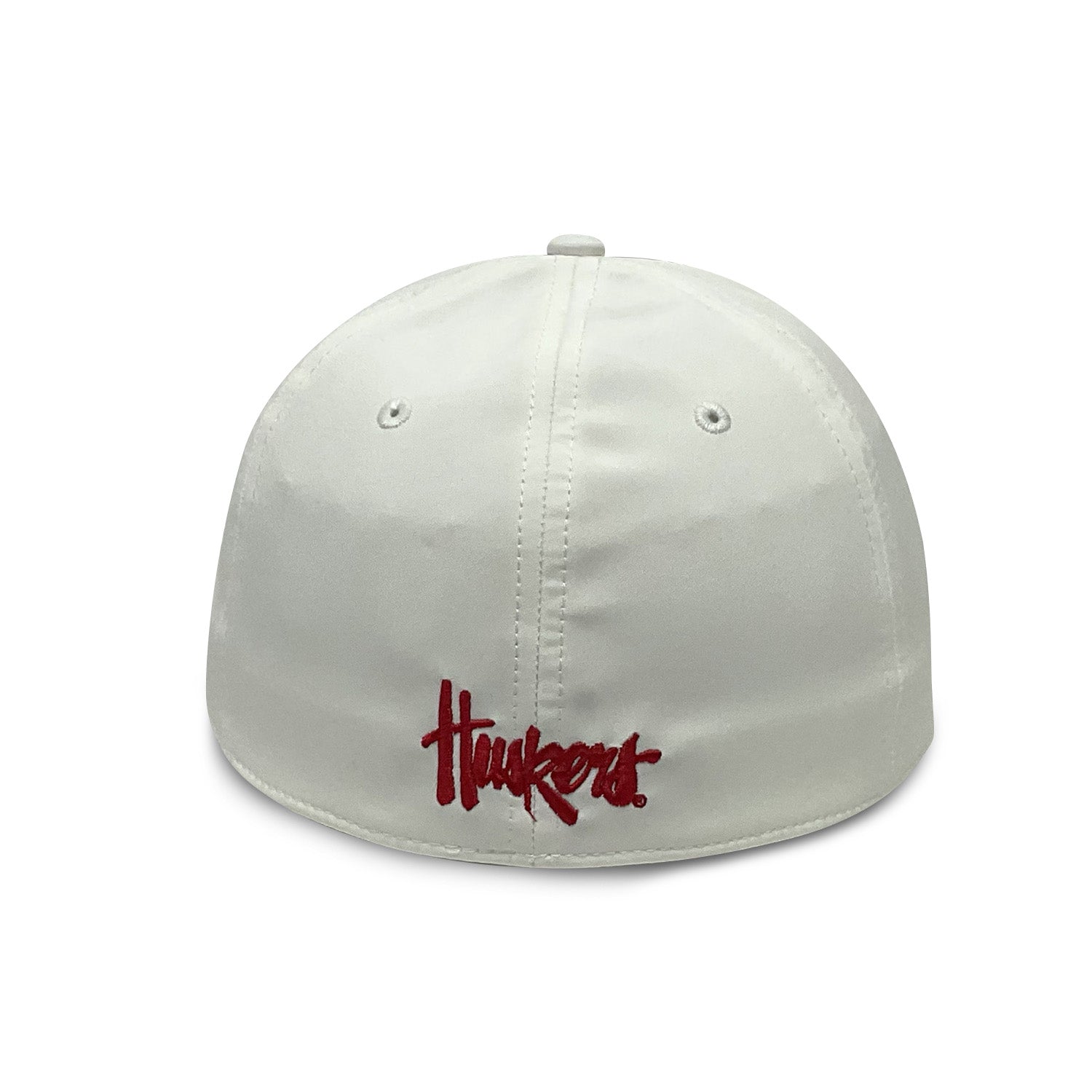 Gamechanger Pre-Curved in White Stretch-Fit Hat, Curved Bill, Fitted - Nebraska Cornhuskers