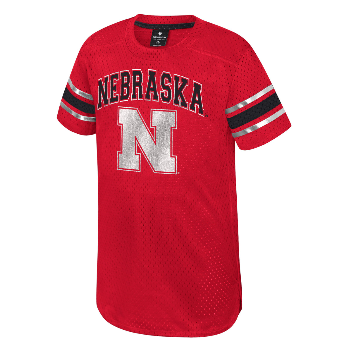 Girls Aunt Trixie Jersey Dress in Red - Nebraska Cornhuskers