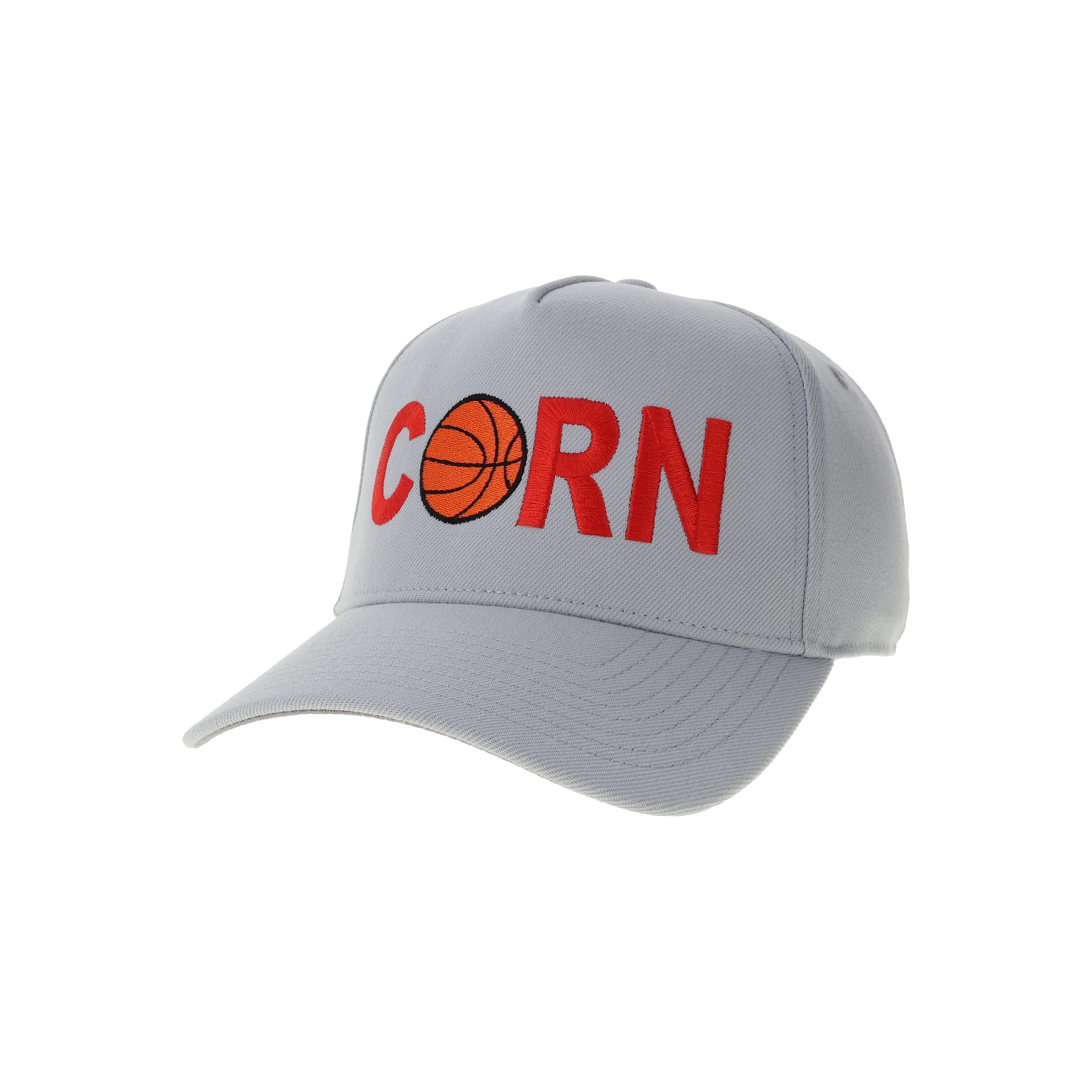 Grey CORN Basketball Hat - Nebraska Cornhuskers