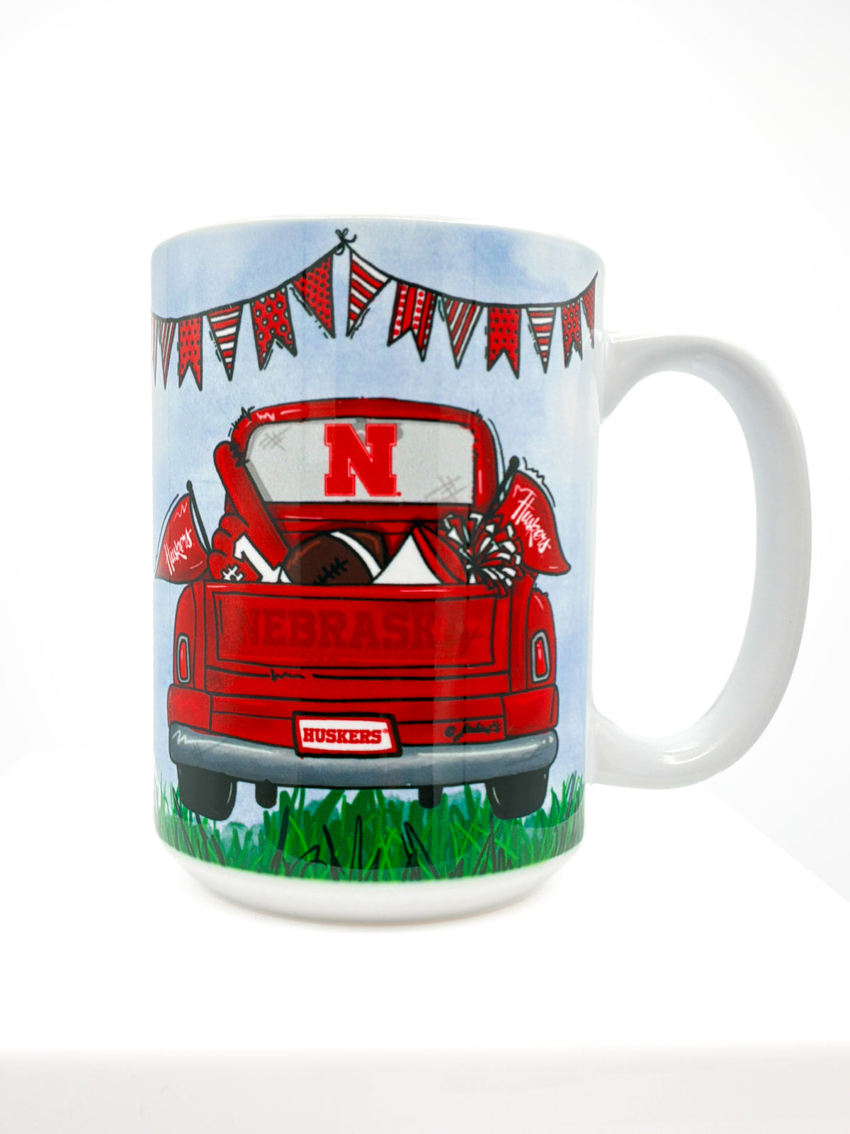 On Our Way to the Nebraska Husker Game Mug