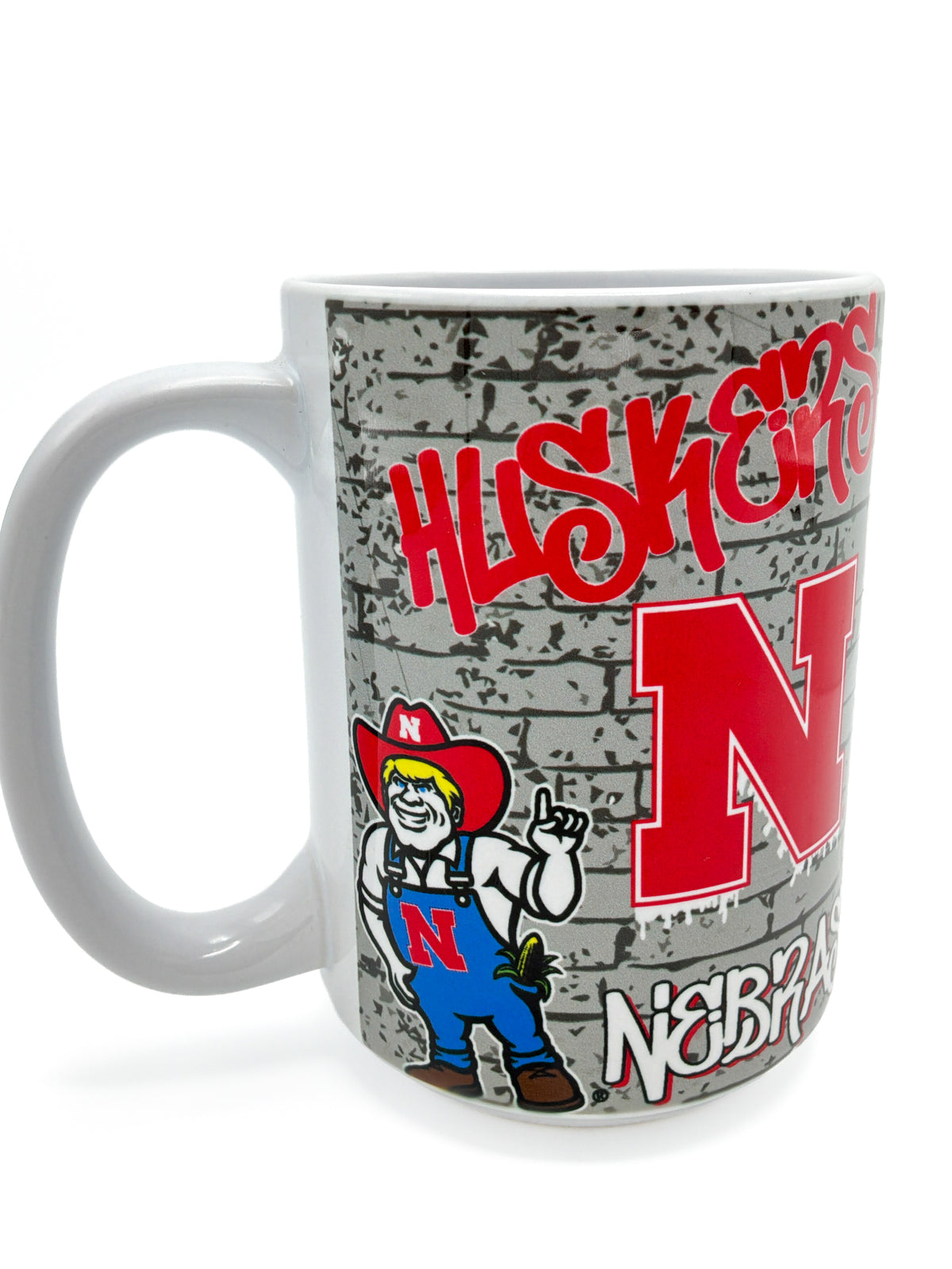 Graffiti Huskers Mug