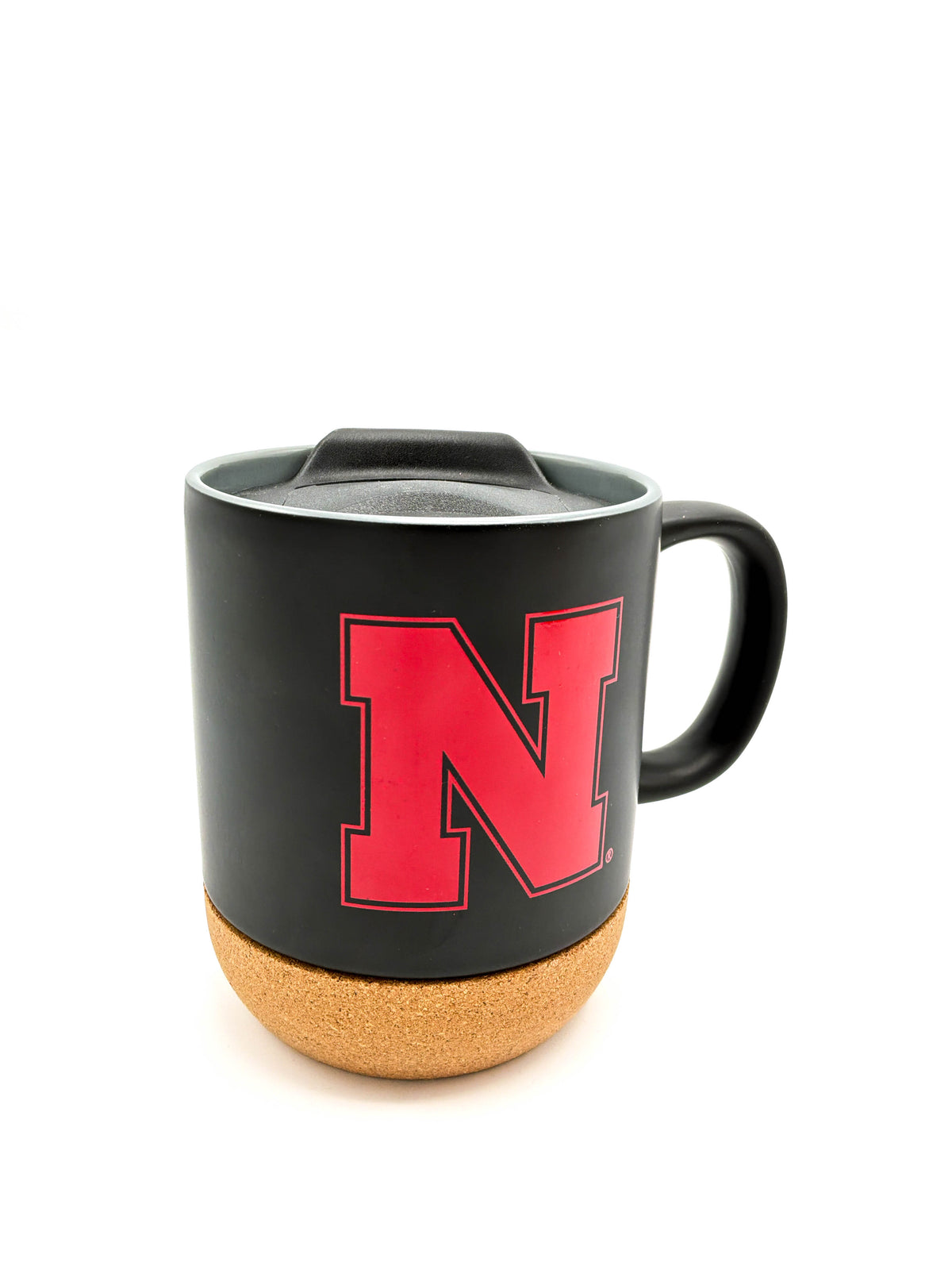 Nebraska Huskers Travel Ceramic Cork Mug