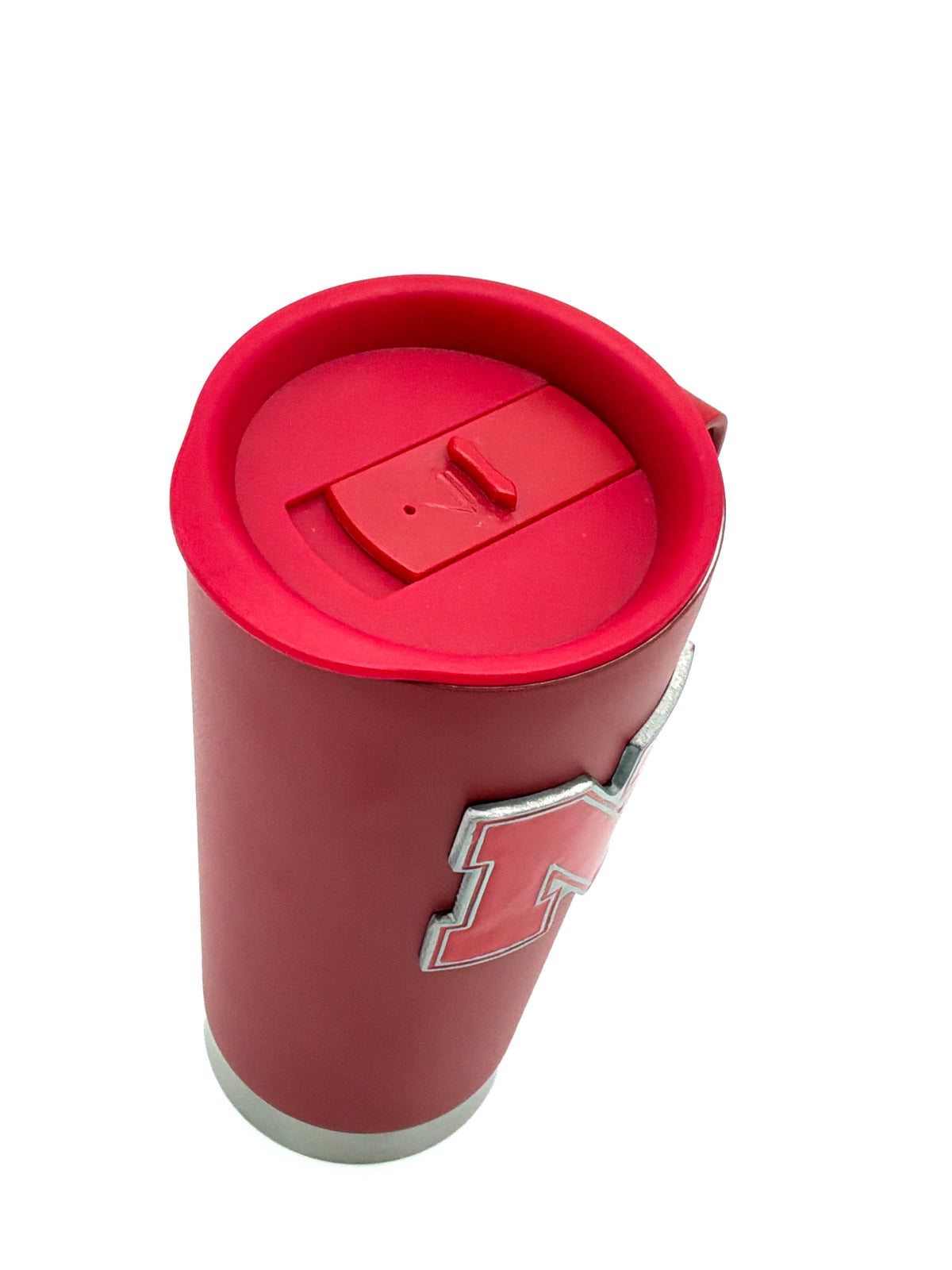 Nebraska Cornhuskers ROADIE Metal Emblem with Handle Travel Mug