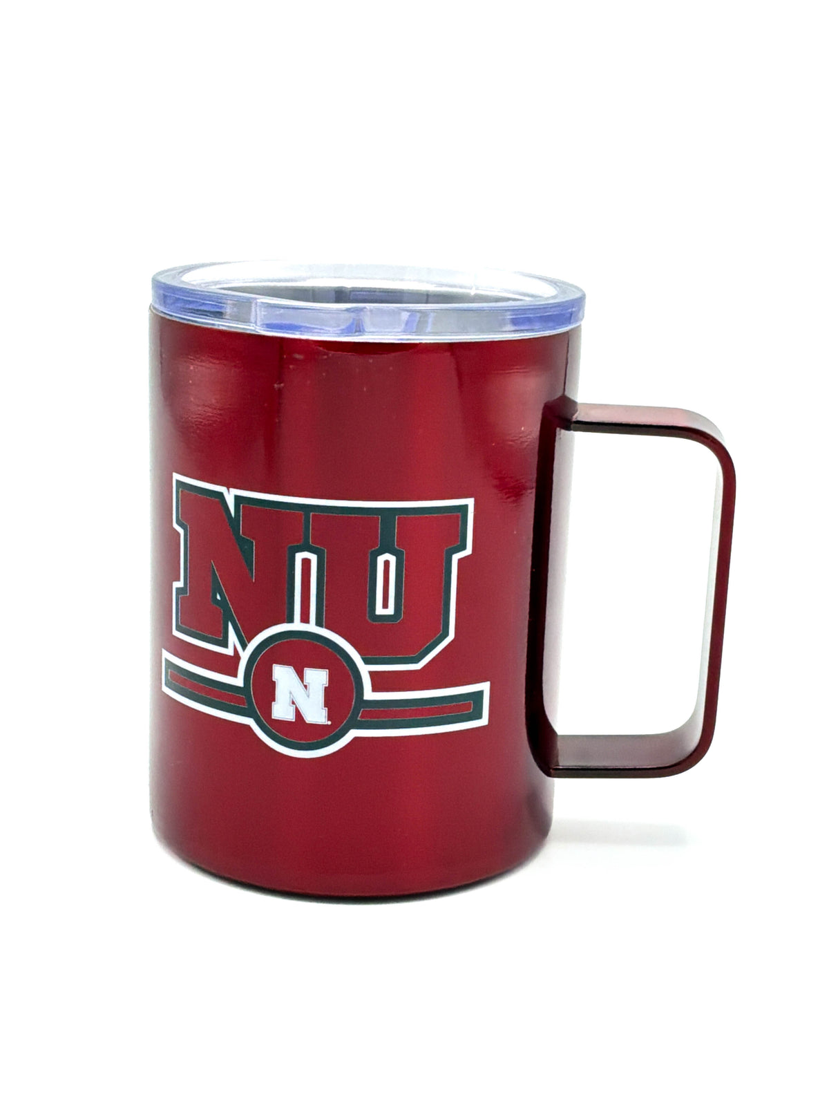 Letterman Travel Tumbler Mug NU Red Nebraska Cornhuskers