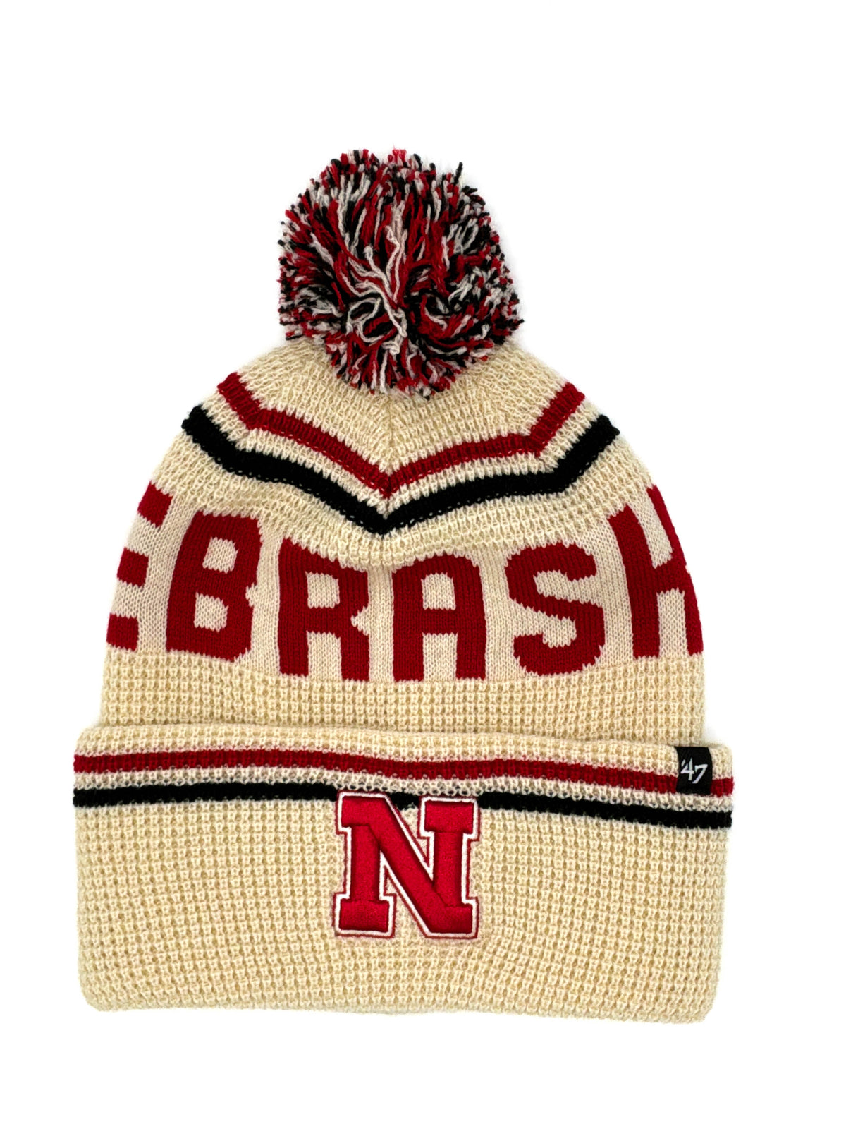 Cream Rugby Nebraska Cornhuskers Beanie