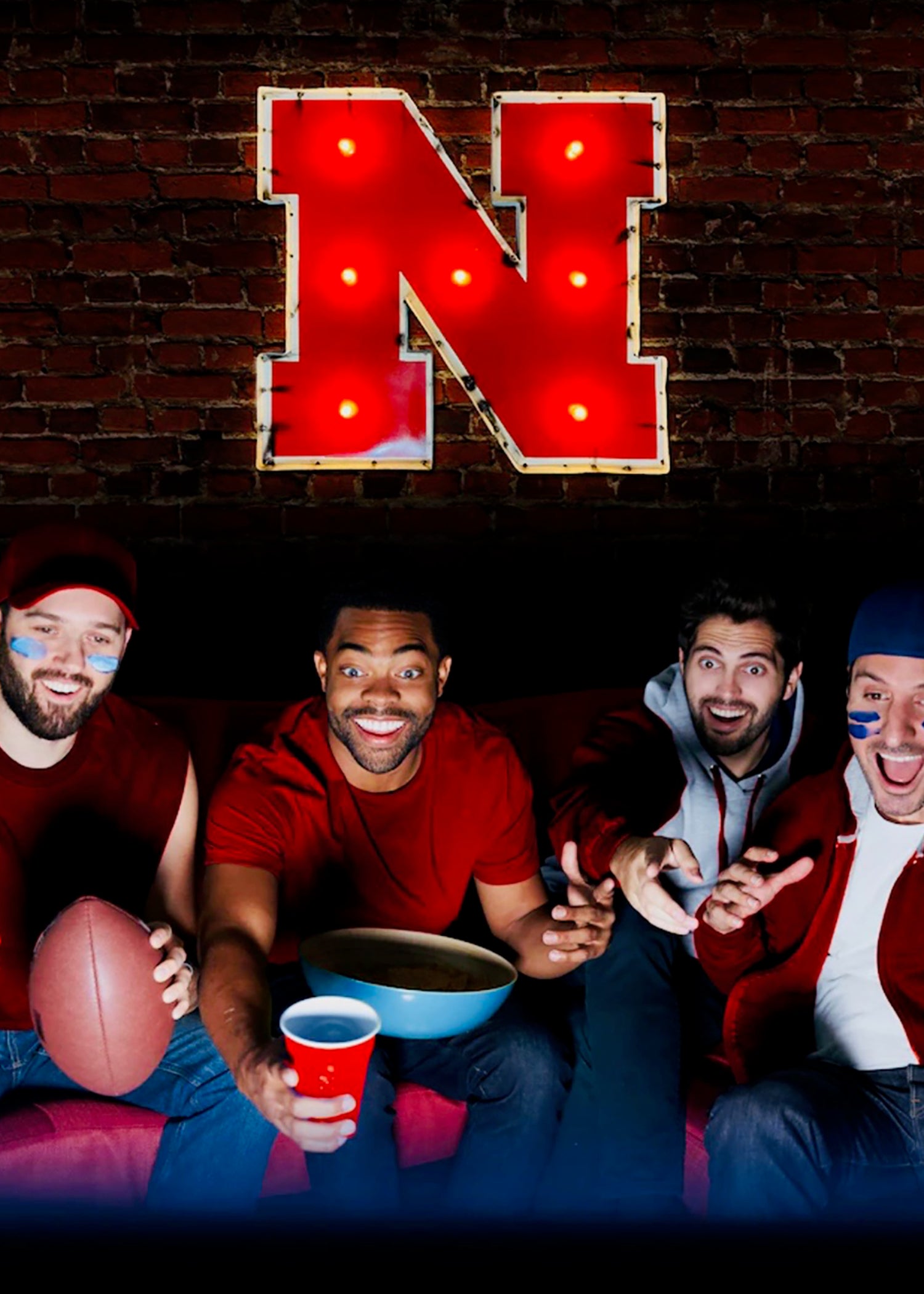 Red “N” Marquee Light Sign