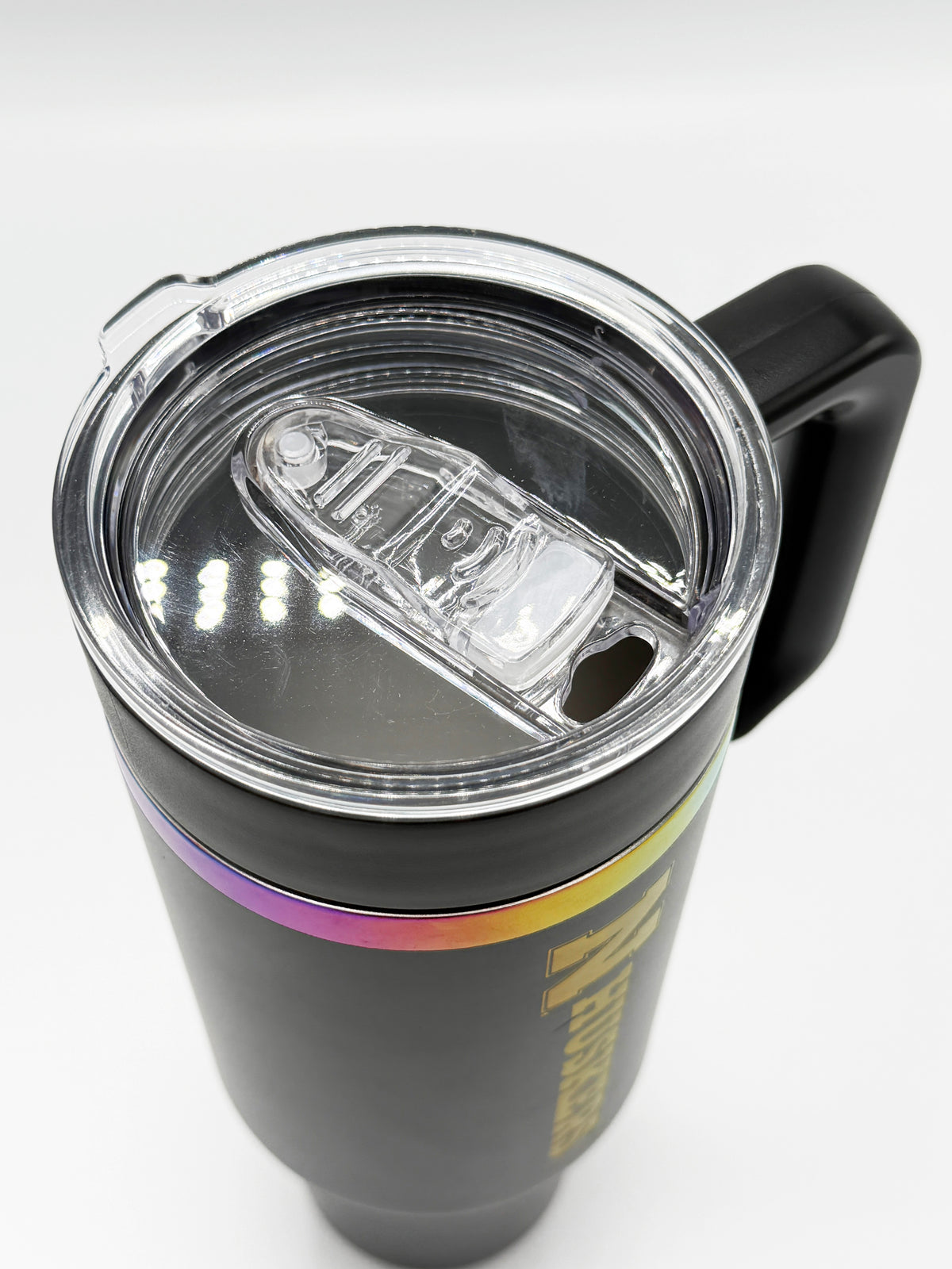 Iridescent Black Handled Tumbler - Nebraska Cornhuskers