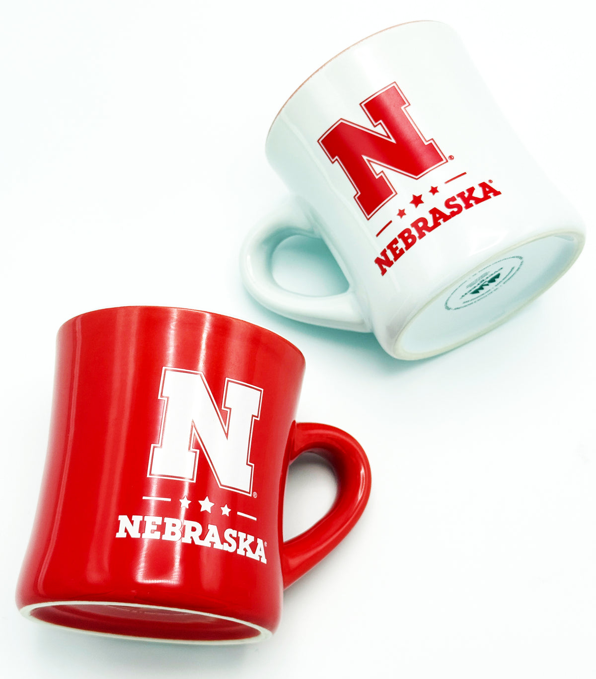 Star Spangled 2-Mug Matching Set Nebraska Cornhuskers