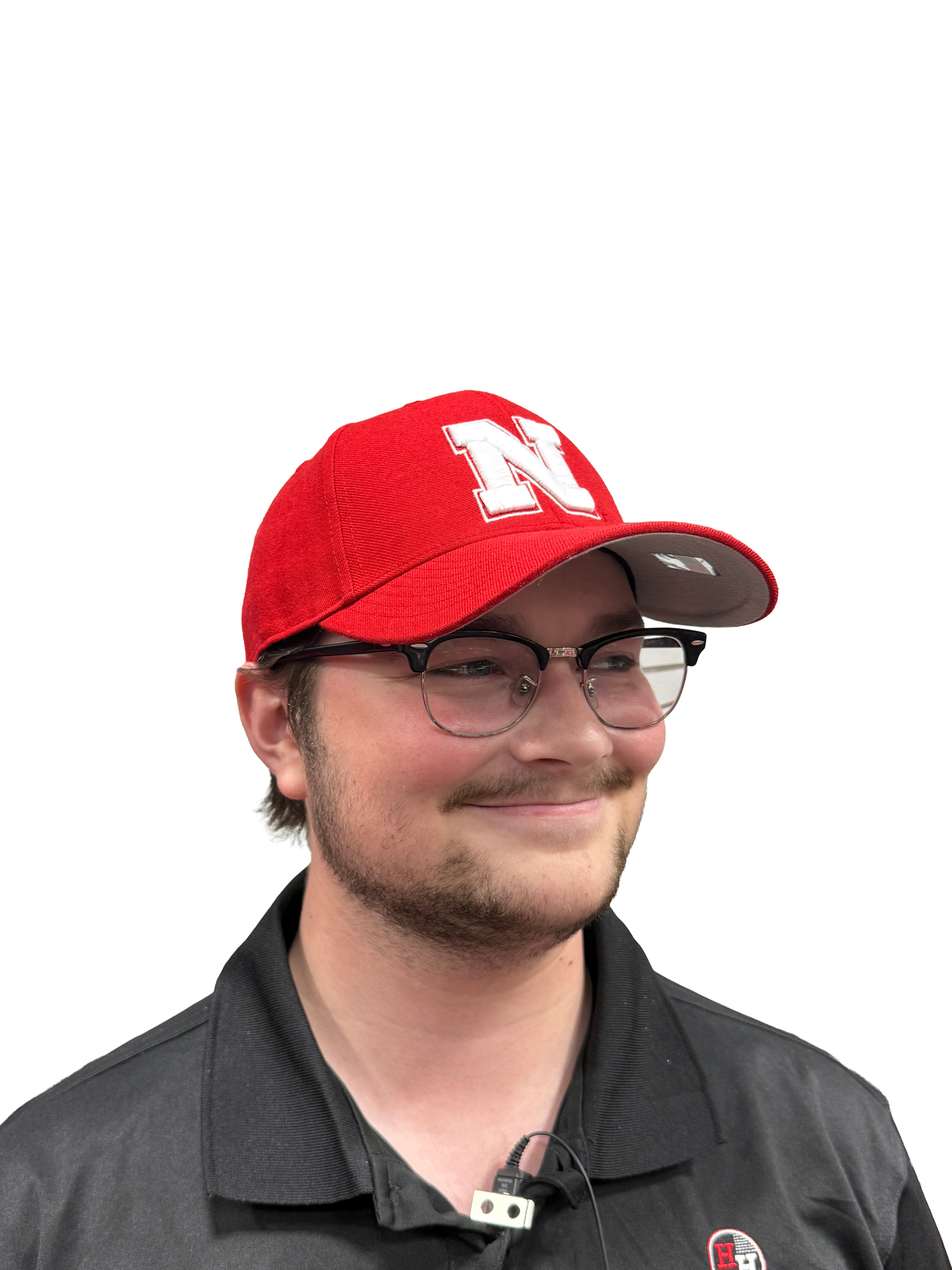 Nebraska Huskers Red Block “N” Velcro Cap