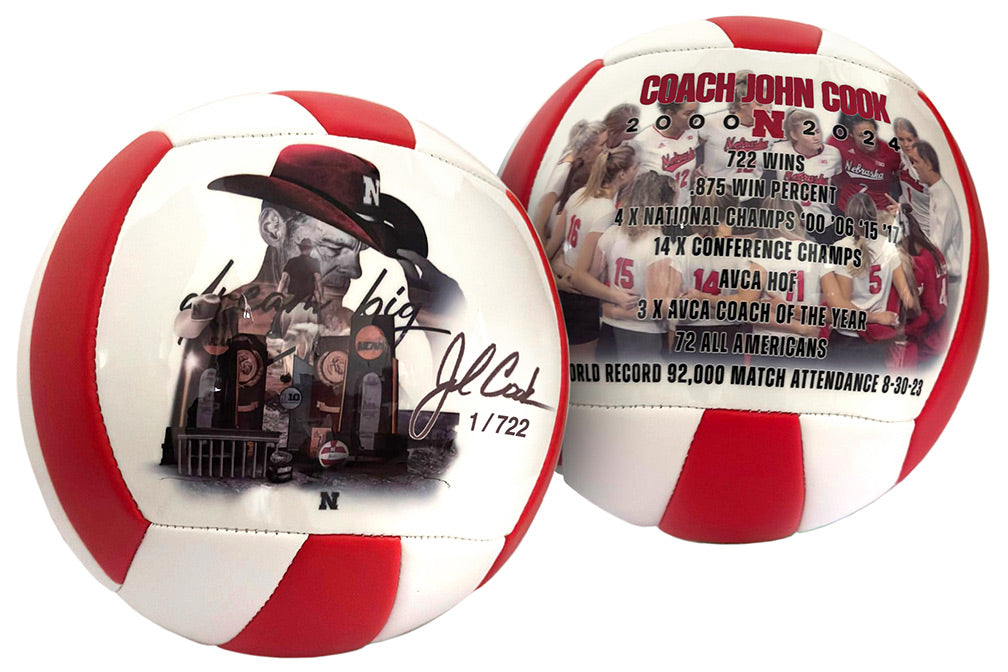 OFFICIAL JOHN COOK CAREER VOLLEYBALL! LIMITED EDITION