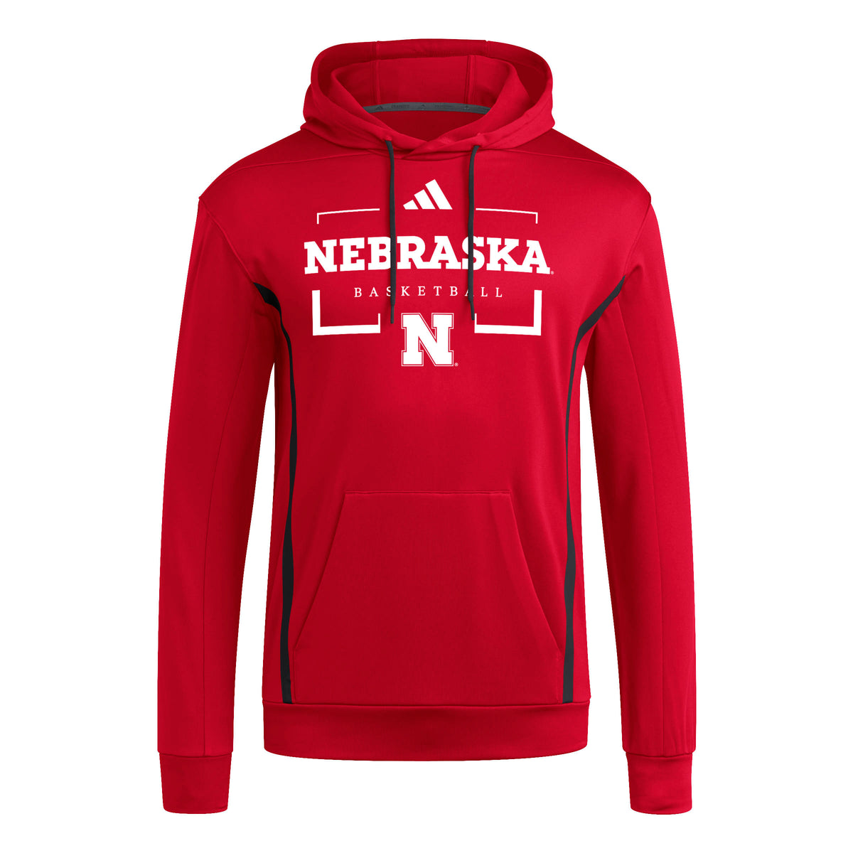 2026/2027 Adidas Basketball Game and Go Training Hoodie - Nebraska Cornhuskers