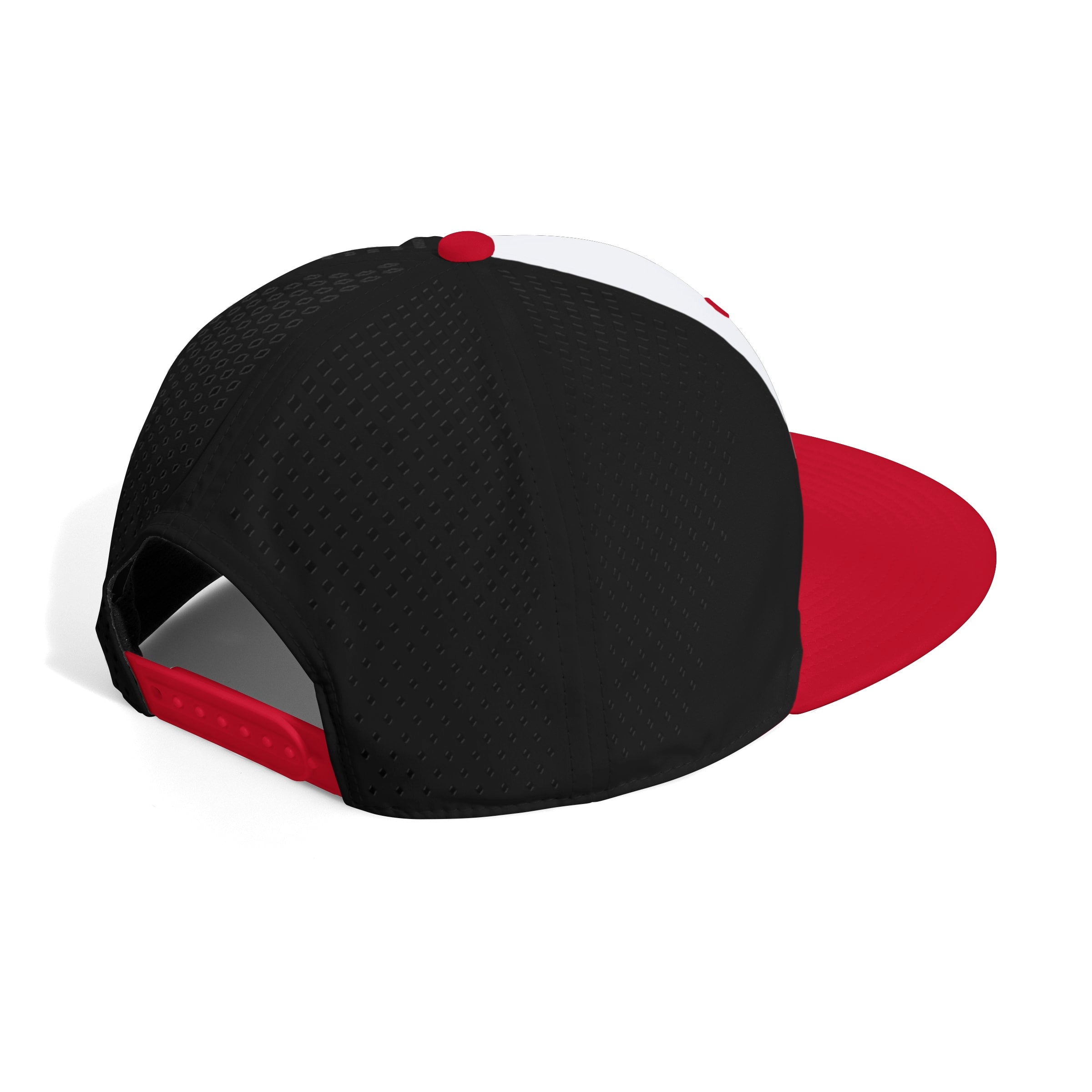 White Adidas Perforated Flat Bill Hat - Nebraska Cornhuskers